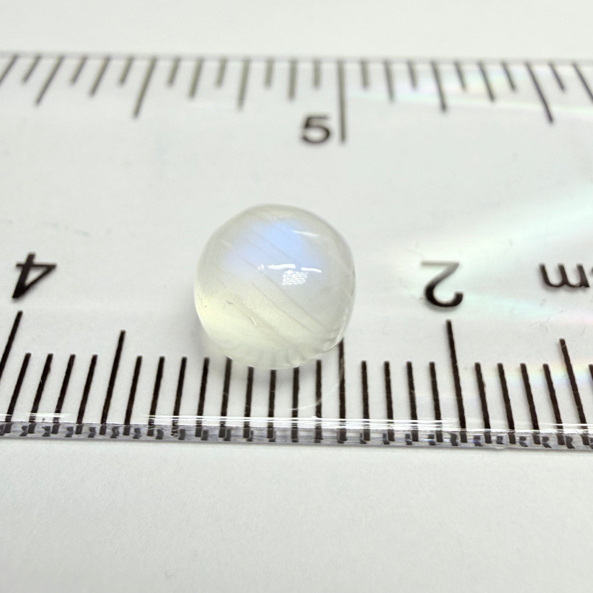 Blue Sheen Moonstone Cabochon, 2.09ct, Tanzania, Untreated Unheated