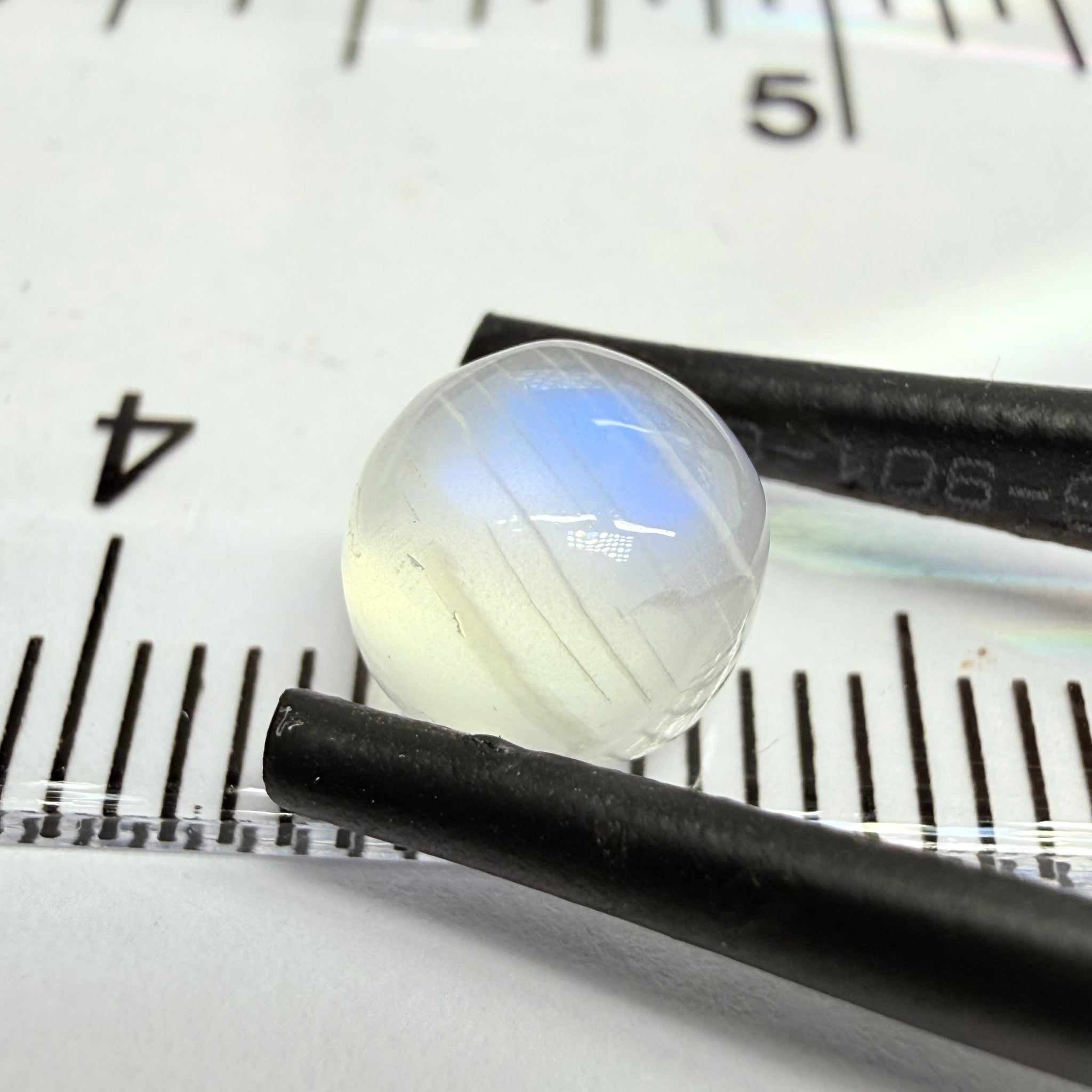 Blue Sheen Moonstone Cabochon, 2.09ct, Tanzania, Untreated Unheated