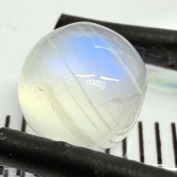 Blue Sheen Moonstone Cabochon, 2.09ct, Tanzania, Untreated Unheated