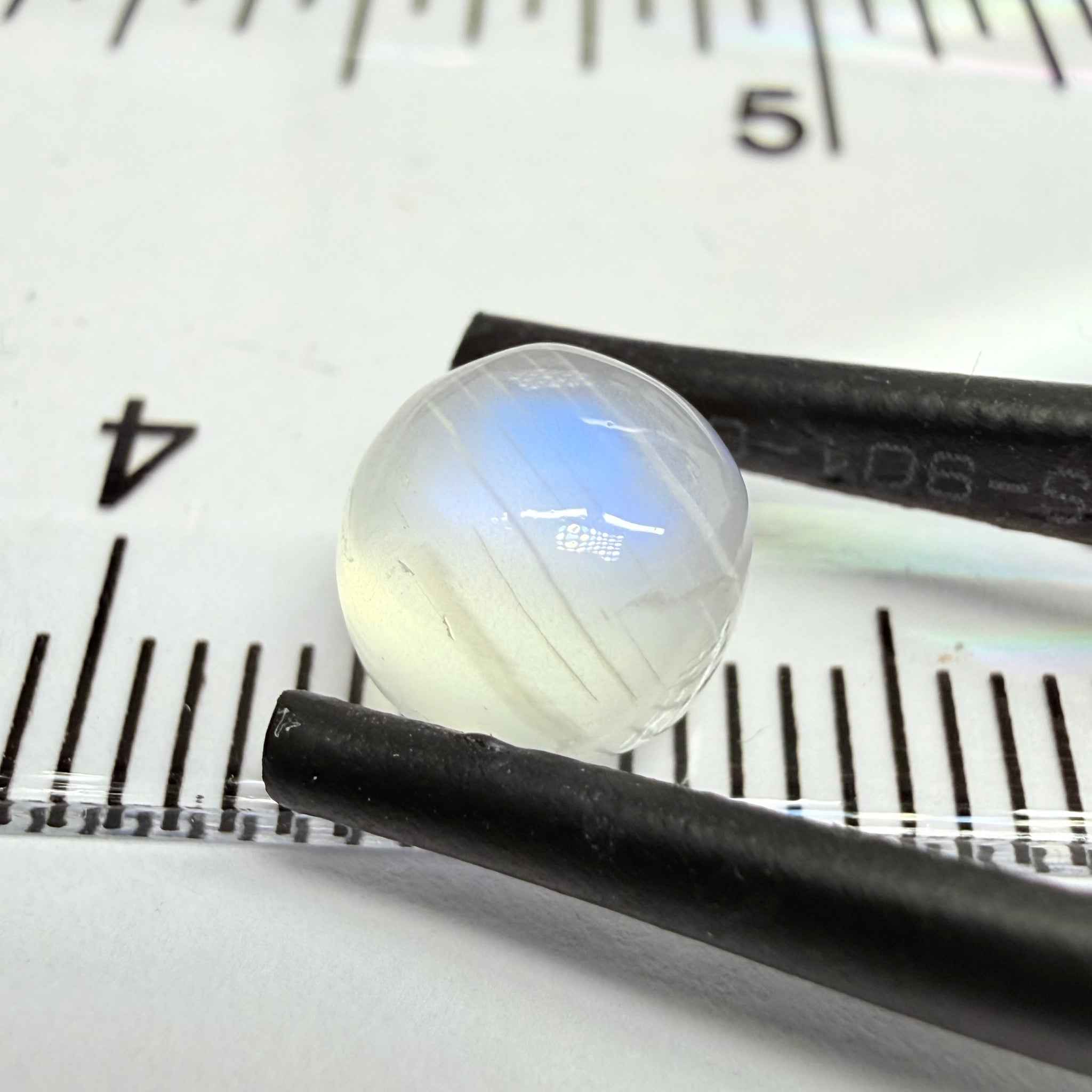 Blue Sheen Moonstone Cabochon, 2.09ct, Tanzania, Untreated Unheated