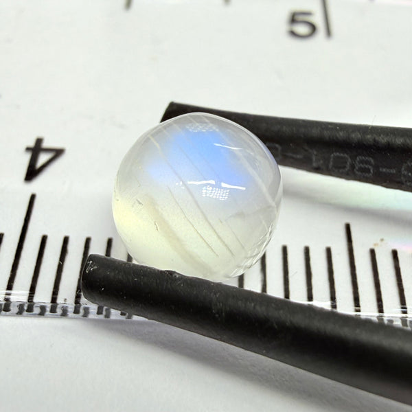 Blue Sheen Moonstone Cabochon, 2.09ct, Tanzania, Untreated Unheated