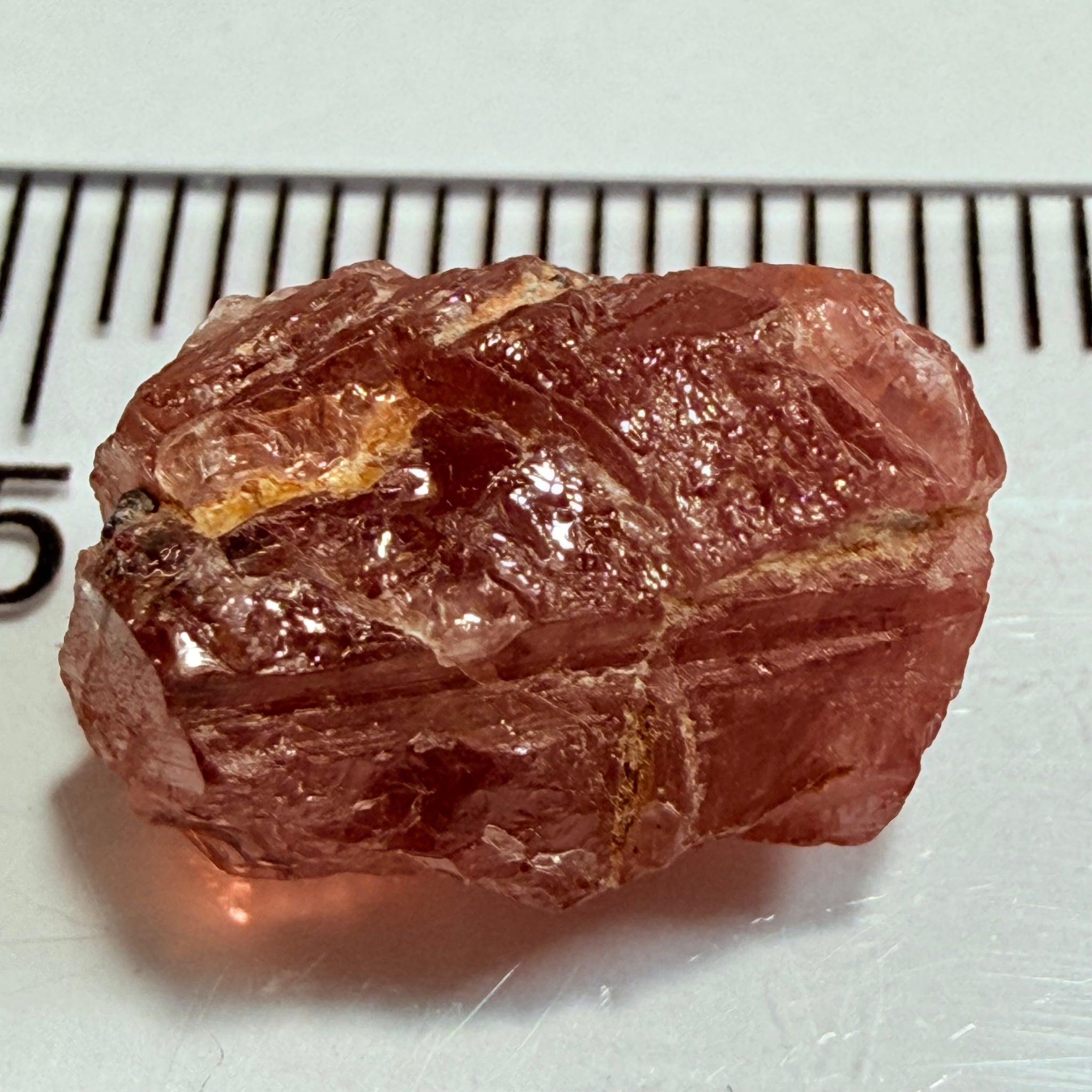 Umba Sapphire Crystal, 8.21ct, Umba, Tanzania, Untreated Unheated, not for faceting, set into jewellery as is