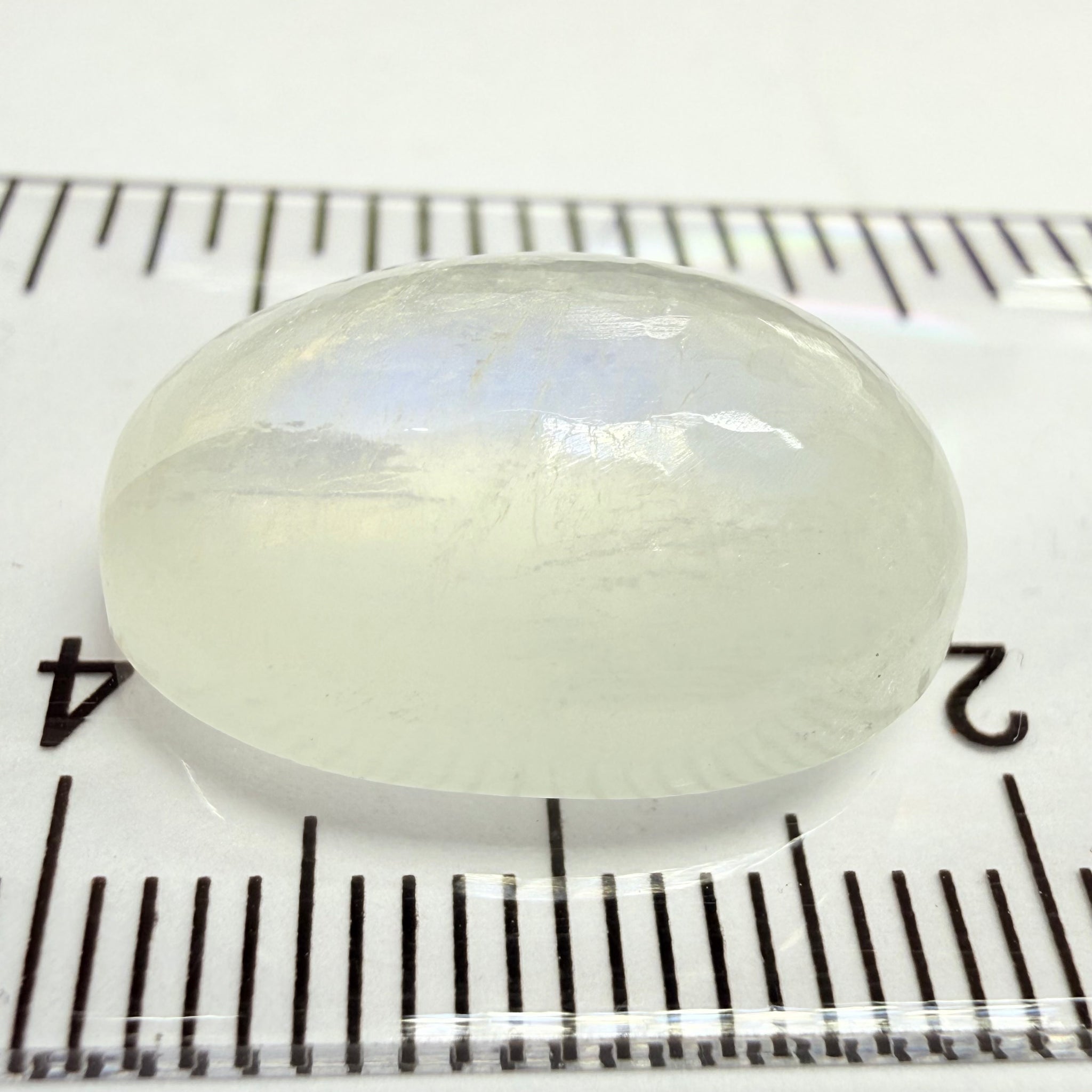 Blue Sheen Moonstone Cabochon, 14.03ct, Tanzania, Untreated Unheated