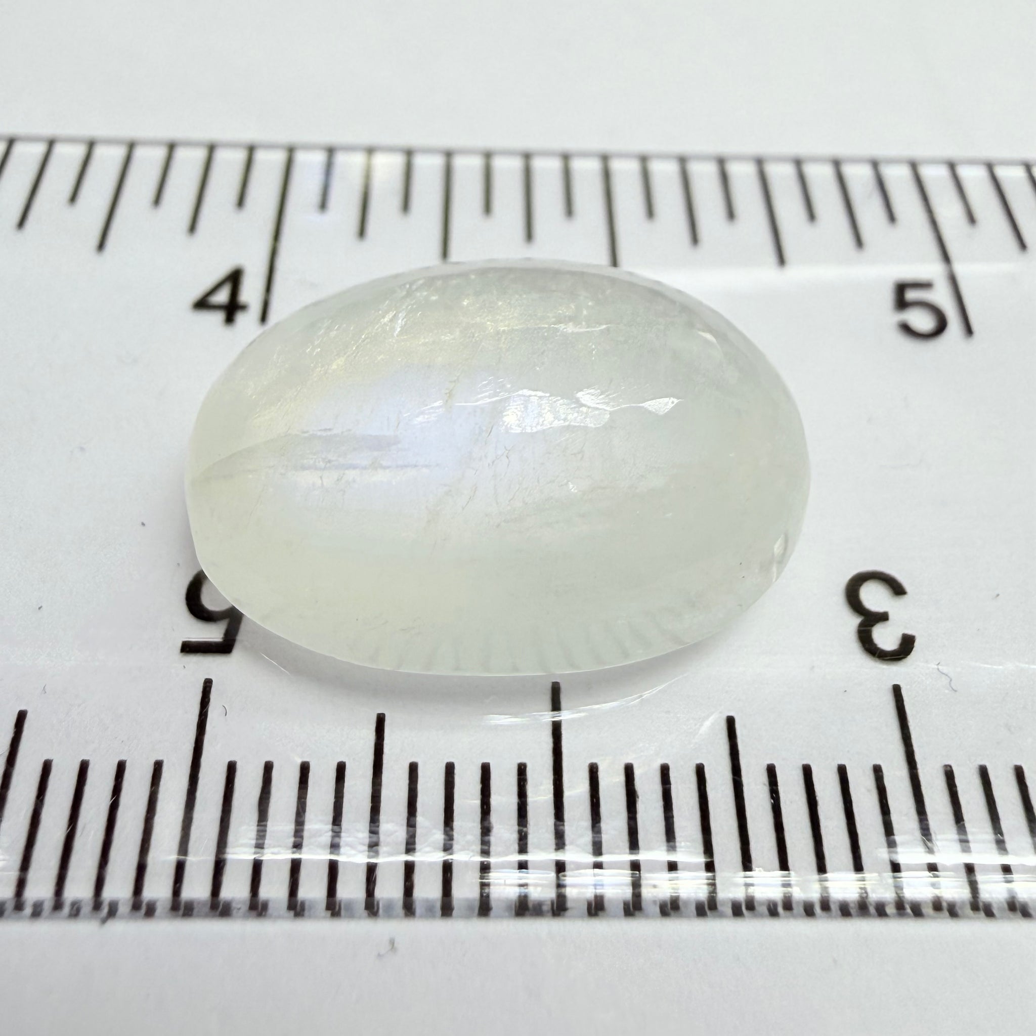 Blue Sheen Moonstone Cabochon, 14.03ct, Tanzania, Untreated Unheated