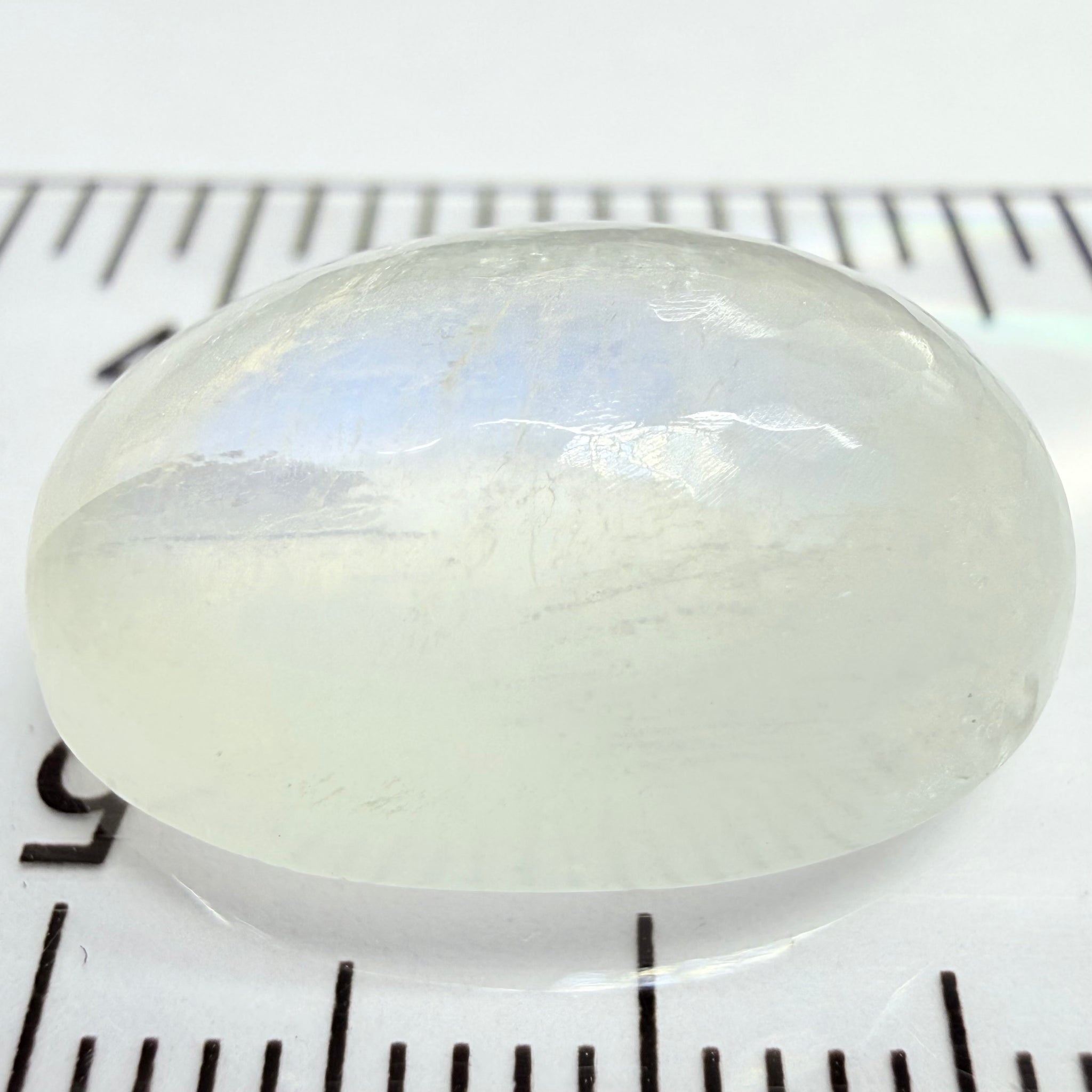 Blue Sheen Moonstone Cabochon, 14.03ct, Tanzania, Untreated Unheated