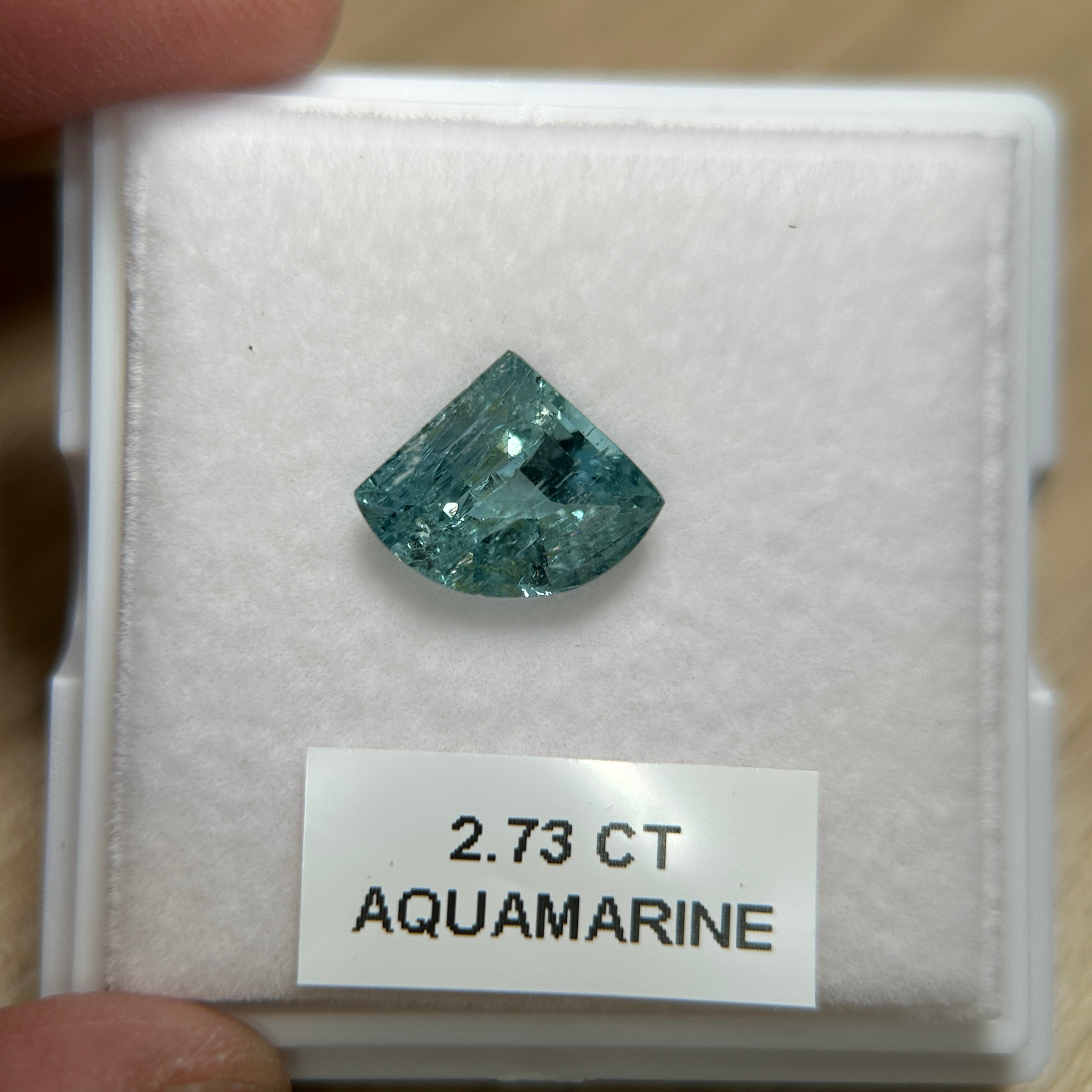 2.73ct Aquamarine, Zambia, Unheated Untreated