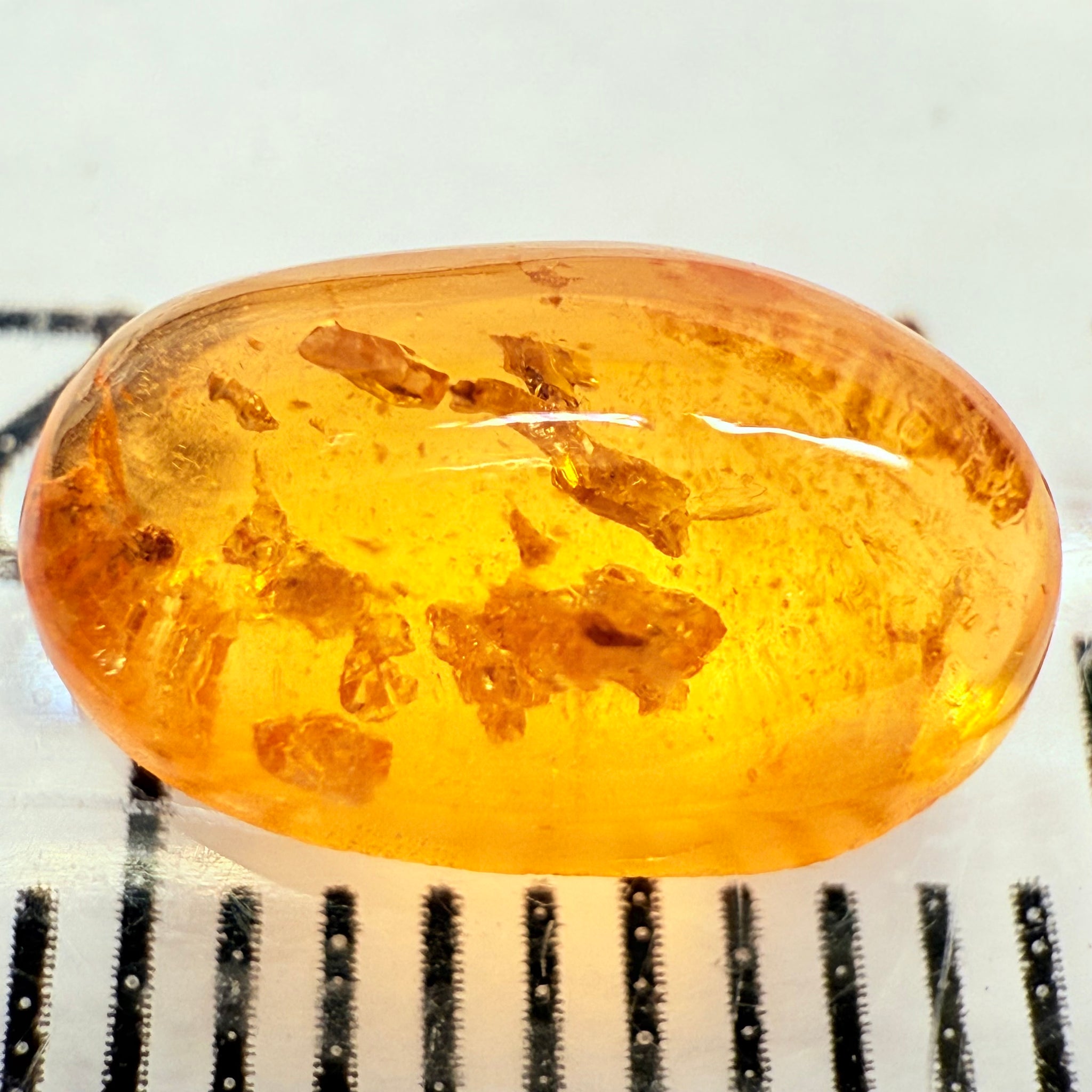 Mandarin Spessartite Cabochon, 2.77ct, Loliondo, Tanzania, Untreated Unheated