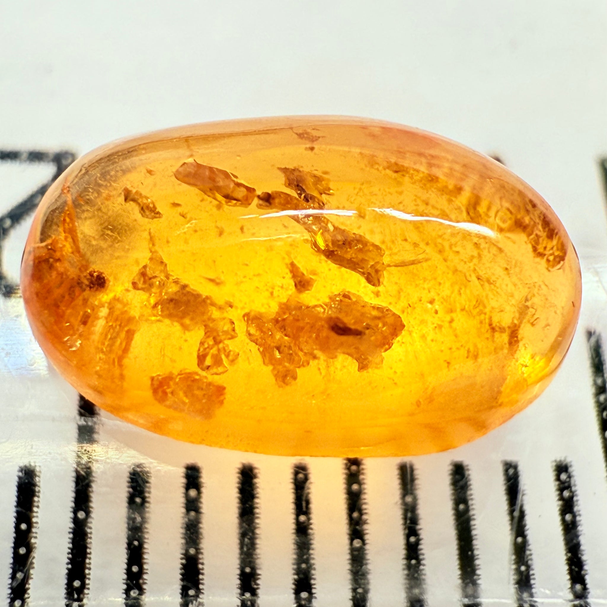 Mandarin Spessartite Cabochon, 2.77ct, Loliondo, Tanzania, Untreated Unheated