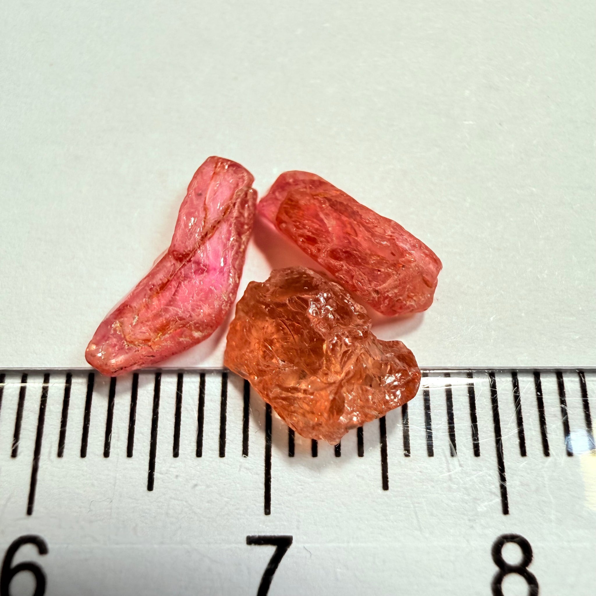 Umba Sapphire Lot, 4.69ct, Umba Valley, Tanzania, Untreated Unheated. Too flat to facet but set them in jewellery as is
