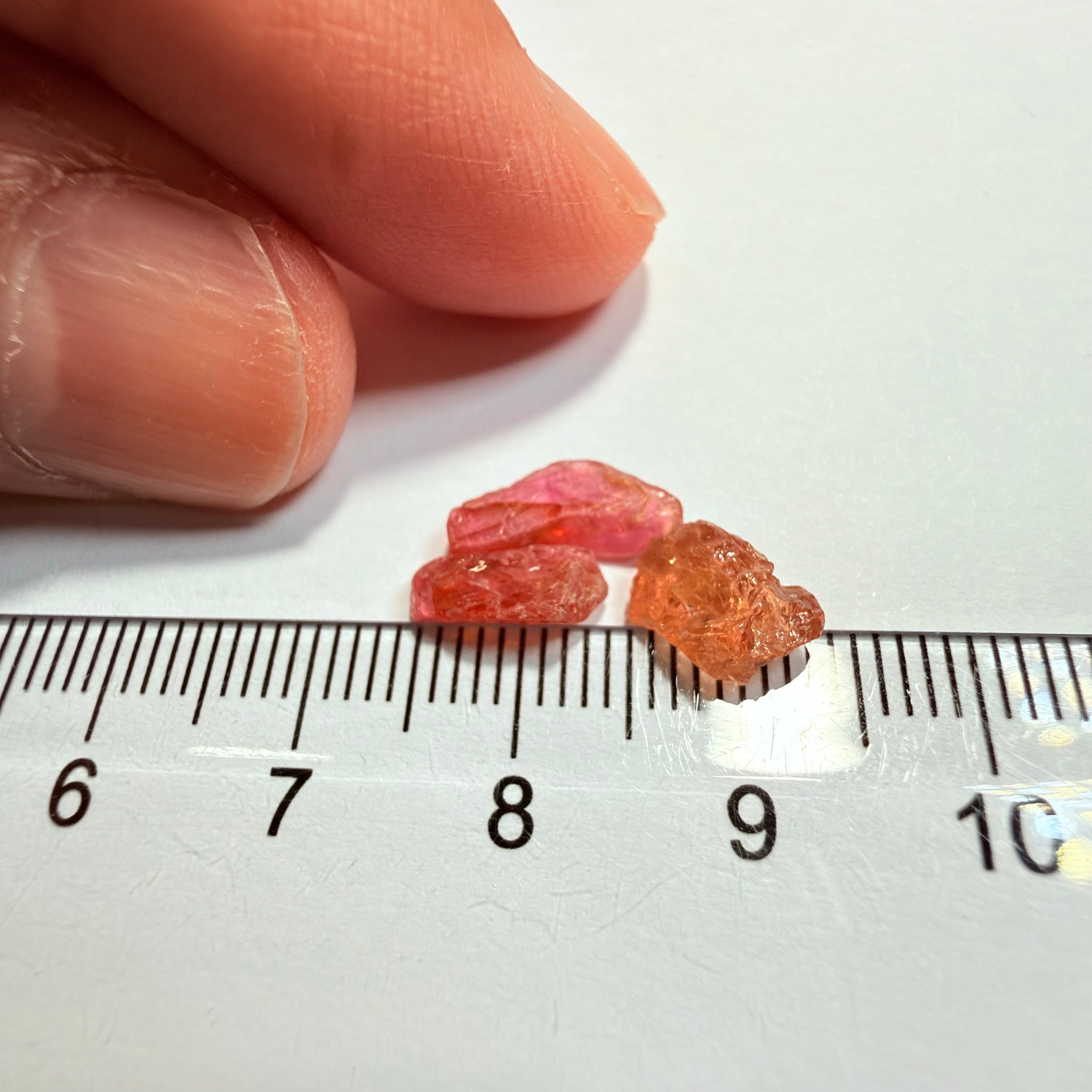 Umba Sapphire Lot, 4.69ct, Umba Valley, Tanzania, Untreated Unheated. Too flat to facet but set them in jewellery as is