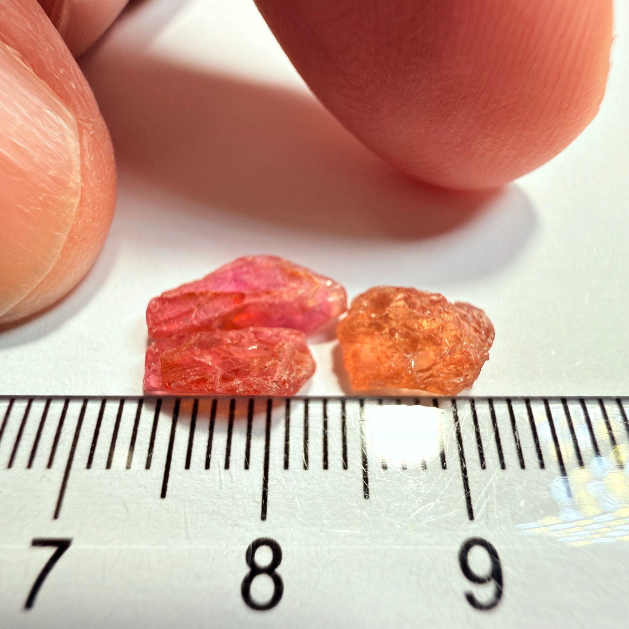 Umba Sapphire Lot, 4.69ct, Umba Valley, Tanzania, Untreated Unheated. Too flat to facet but set them in jewellery as is