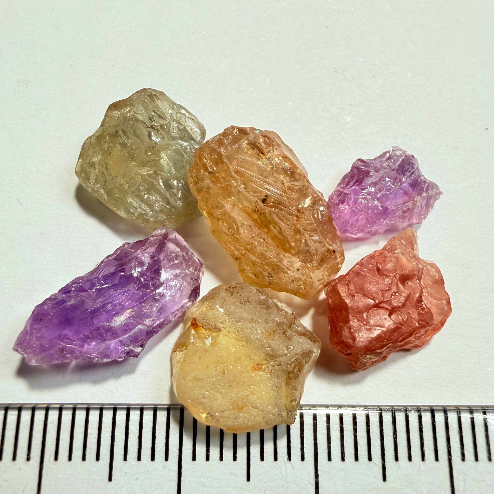 Umba Sapphire Lot, 27.81ct, Umba Valley, Tanzania, Untreated Unheated. Too flat to facet but set them in jewellery as is
