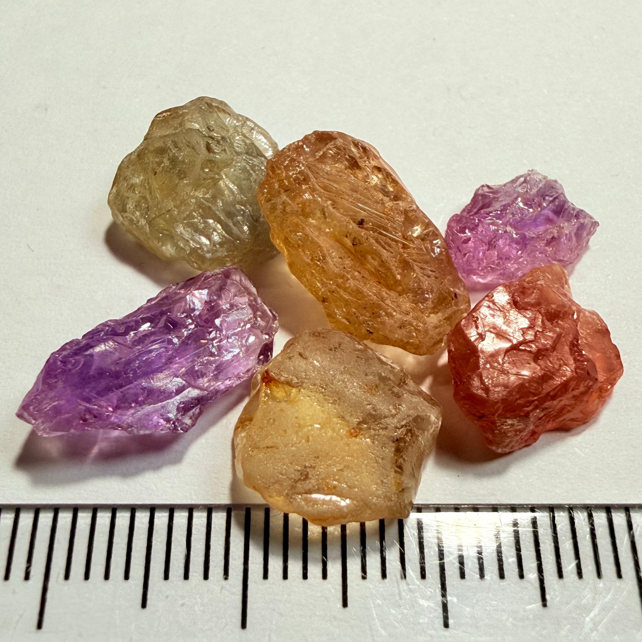 Umba Sapphire Lot, 27.81ct, Umba Valley, Tanzania, Untreated Unheated. Too flat to facet but set them in jewellery as is