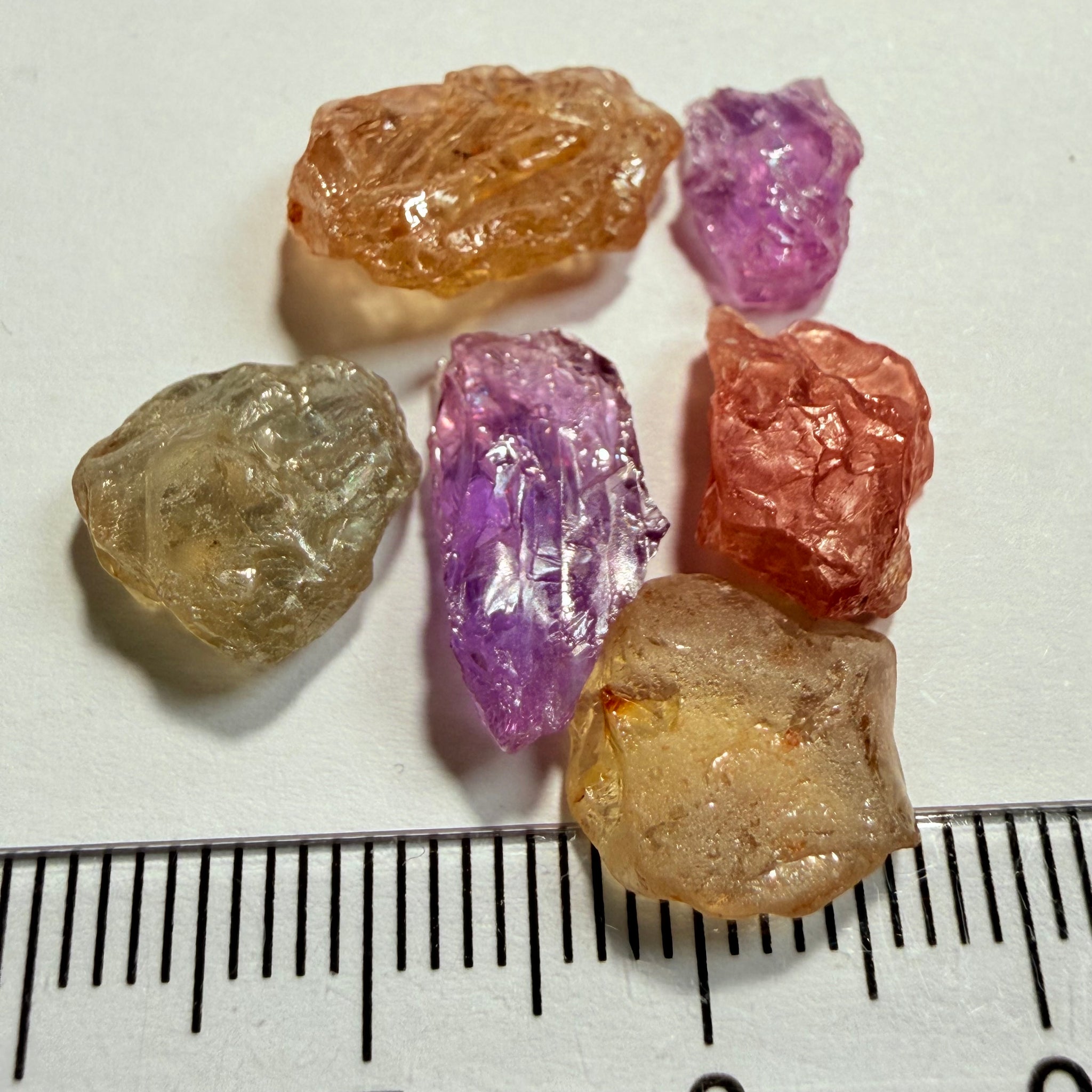 Umba Sapphire Lot, 27.81ct, Umba Valley, Tanzania, Untreated Unheated. Too flat to facet but set them in jewellery as is