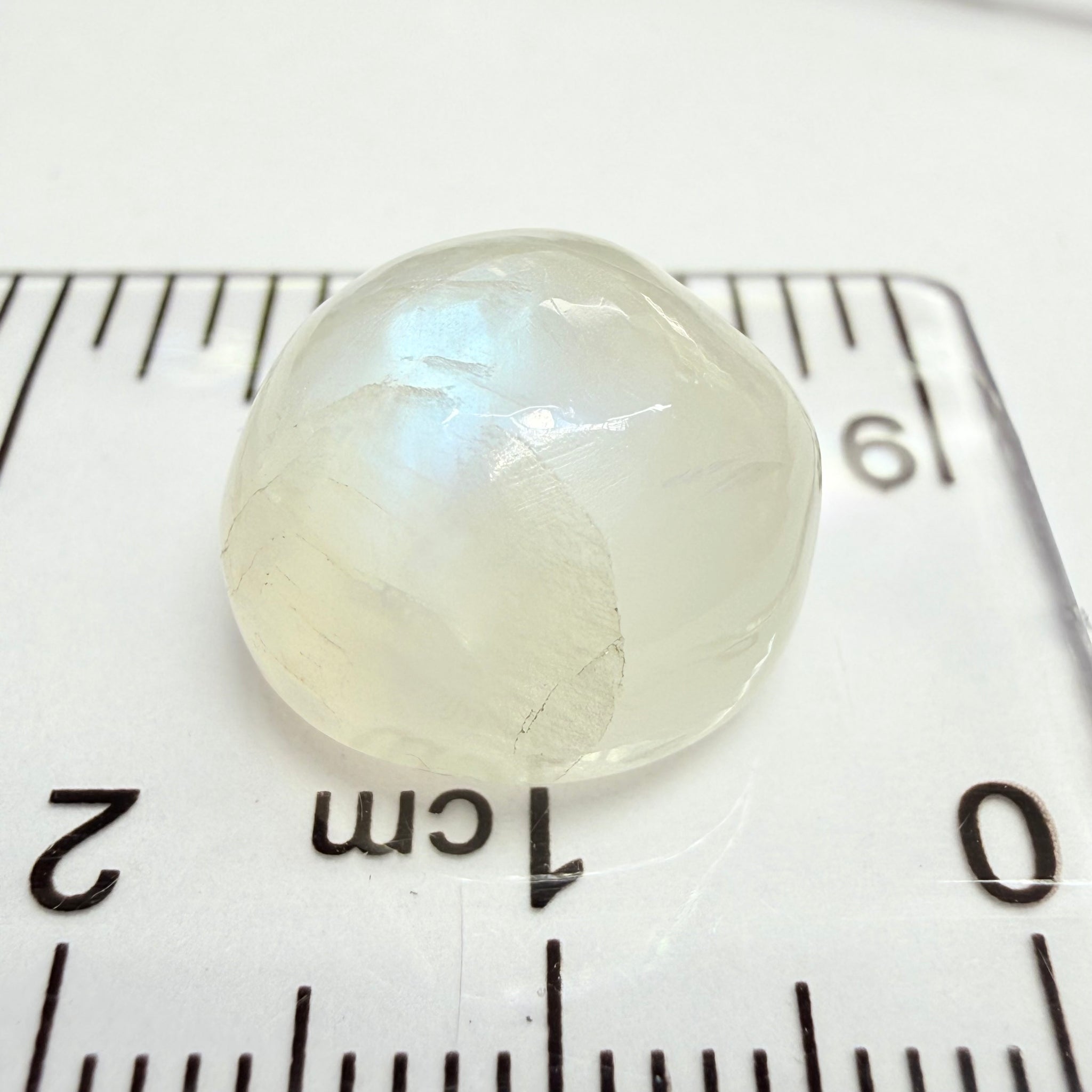 Blue Sheen Moonstone Cabochon, 11.73ct, Tanzania, Untreated Unheated