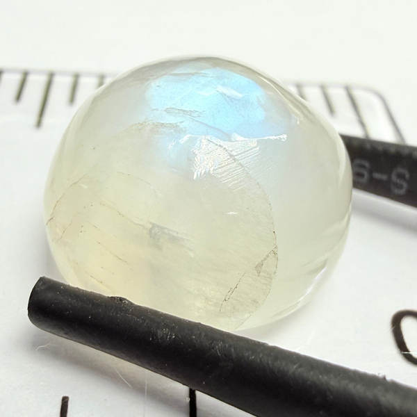 Blue Sheen Moonstone Cabochon, 11.73ct, Tanzania, Untreated Unheated
