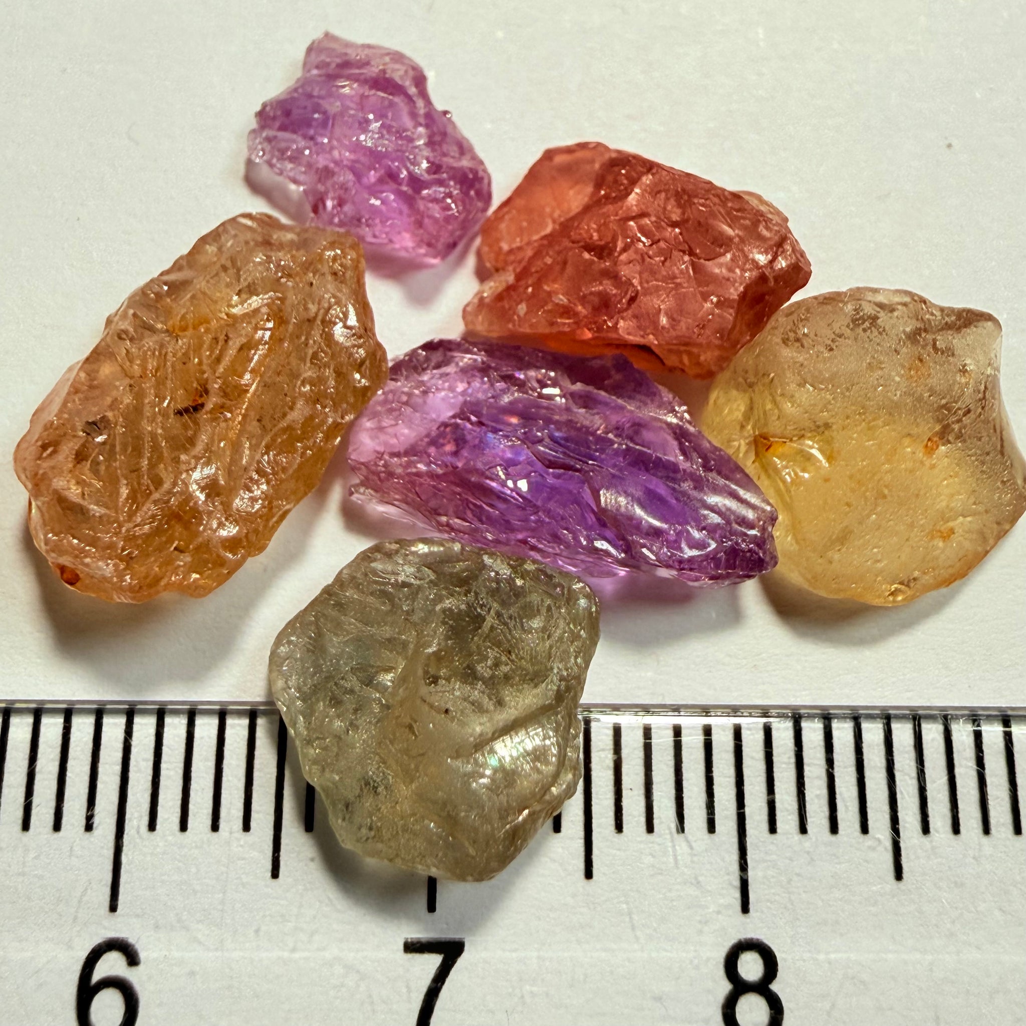 Umba Sapphire Lot, 27.81ct, Umba Valley, Tanzania, Untreated Unheated. Too flat to facet but set them in jewellery as is