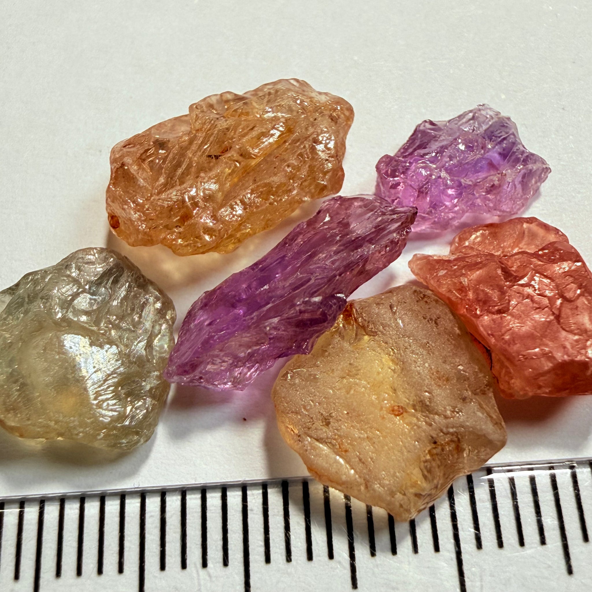 Umba Sapphire Lot, 27.81ct, Umba Valley, Tanzania, Untreated Unheated. Too flat to facet but set them in jewellery as is