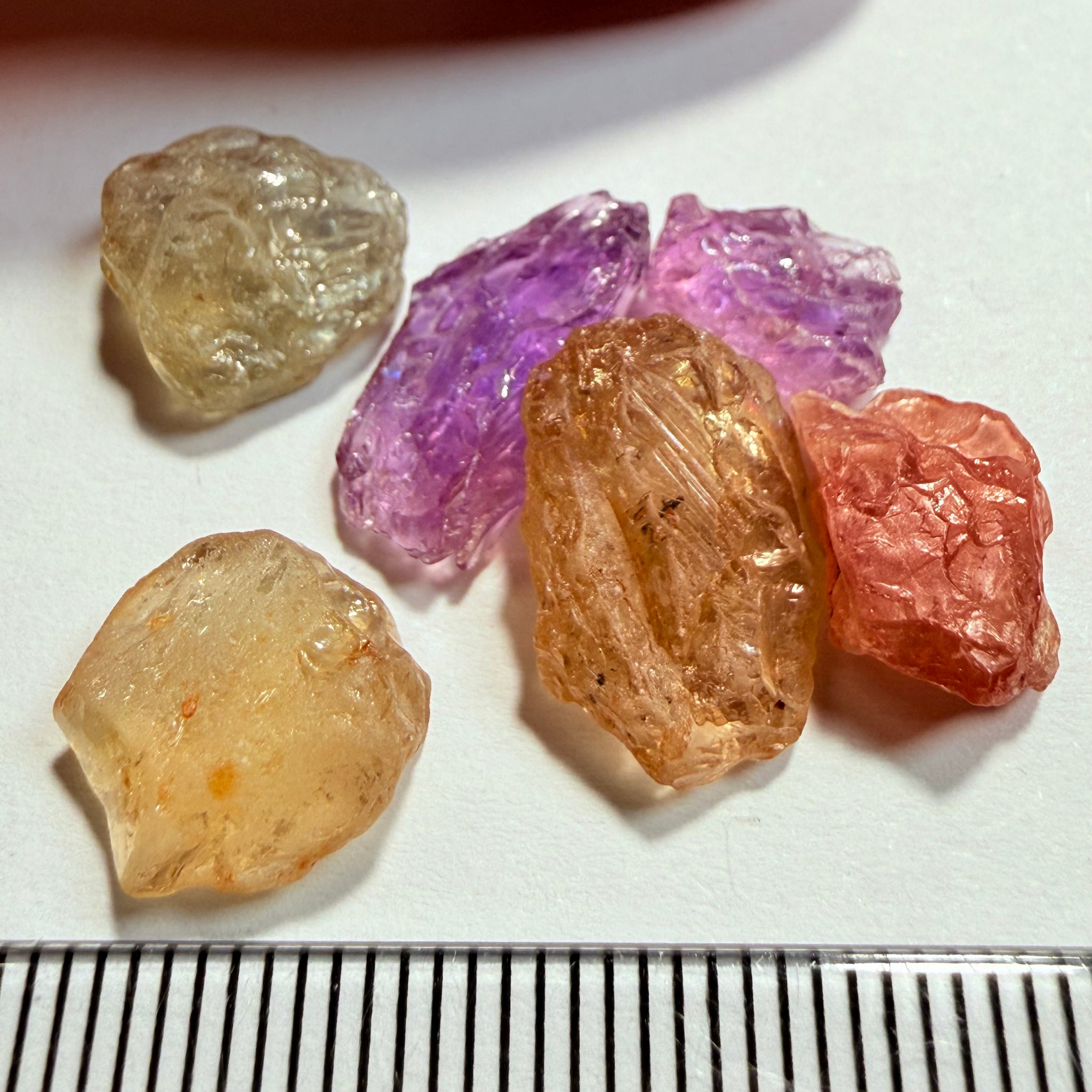 Umba Sapphire Lot, 27.81ct, Umba Valley, Tanzania, Untreated Unheated. Too flat to facet but set them in jewellery as is
