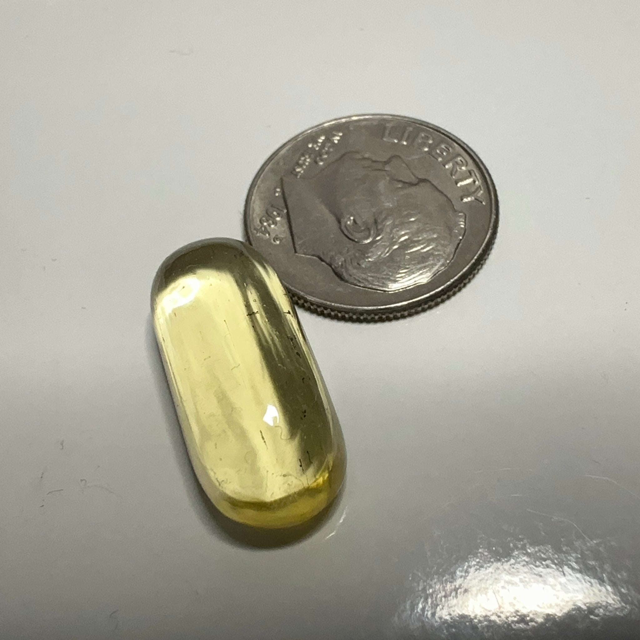 Golden Scapolite Cabochon, 11.25ct, Tanzania, Untreated Unheated