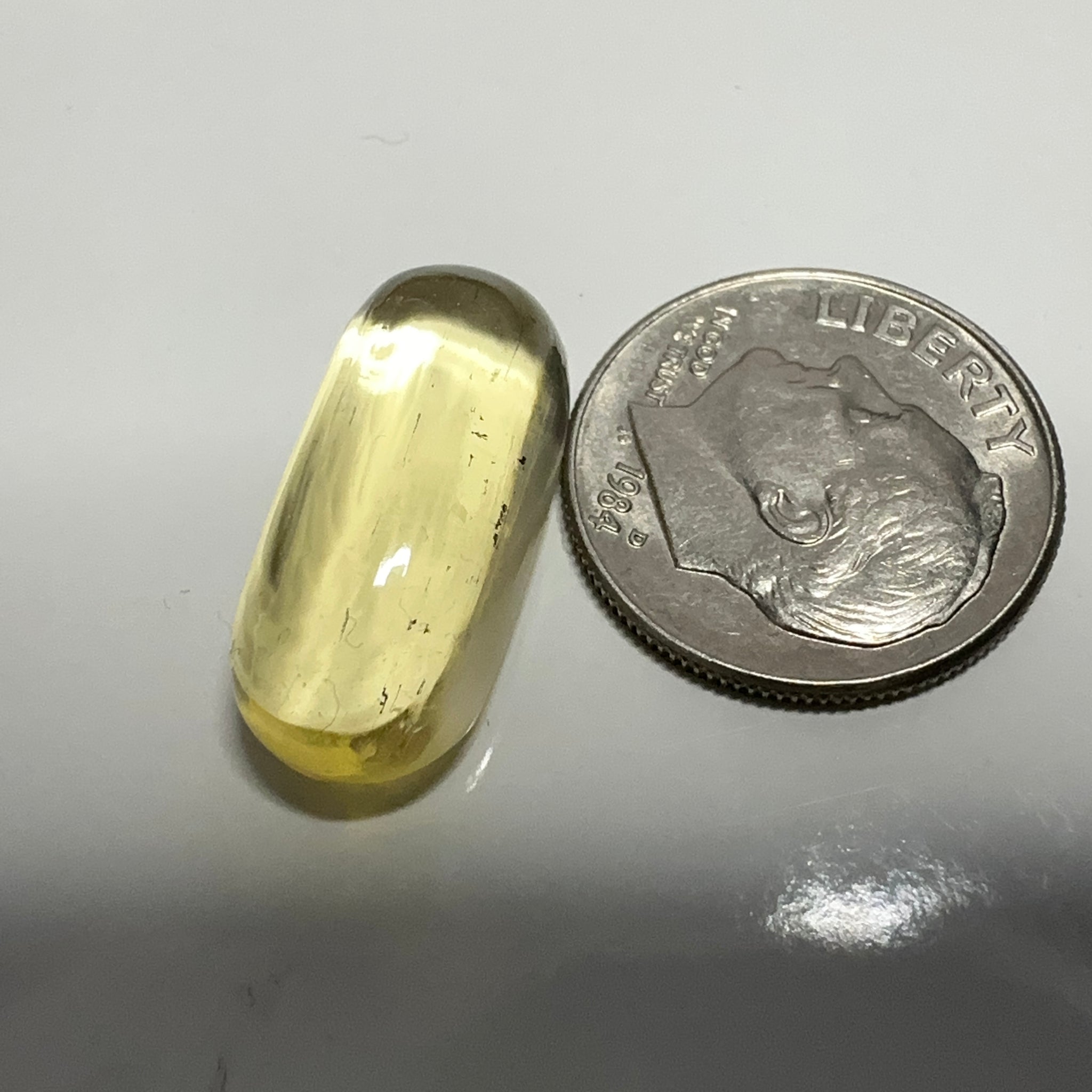 Golden Scapolite Cabochon, 11.25ct, Tanzania, Untreated Unheated