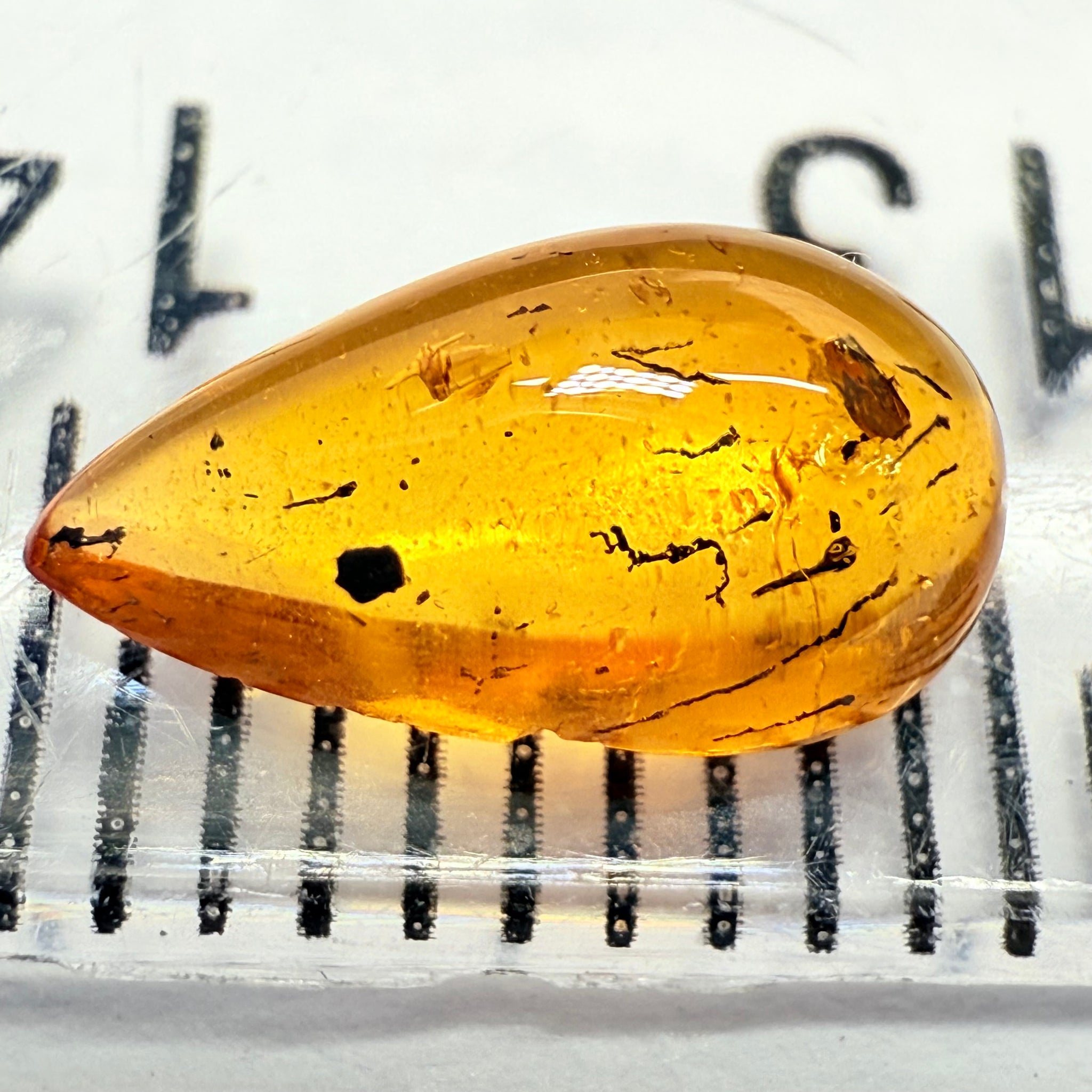 Mandarin Spessartite Cabochon, 1.68ct, Loliondo, Tanzania, Untreated Unheated