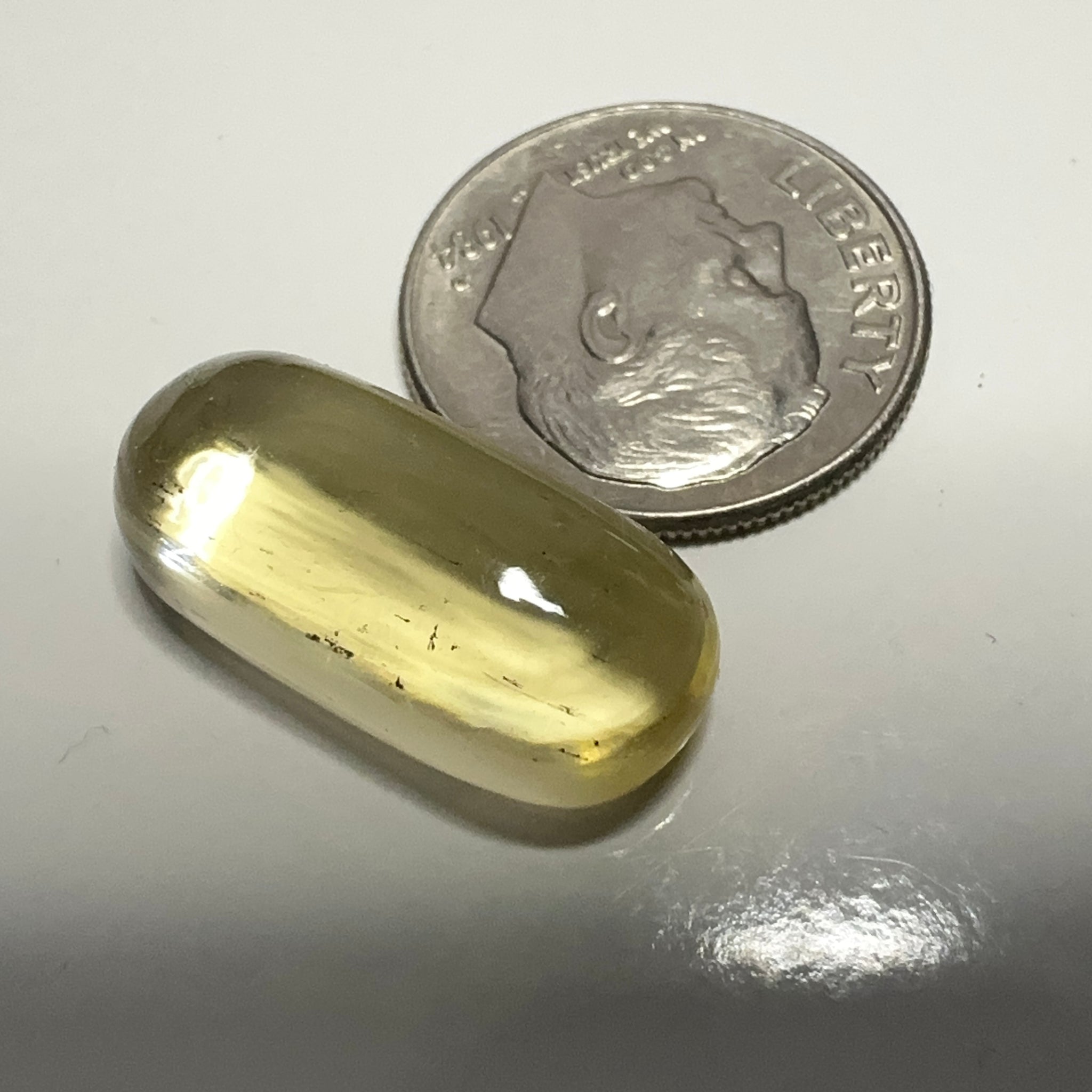 Golden Scapolite Cabochon, 11.25ct, Tanzania, Untreated Unheated