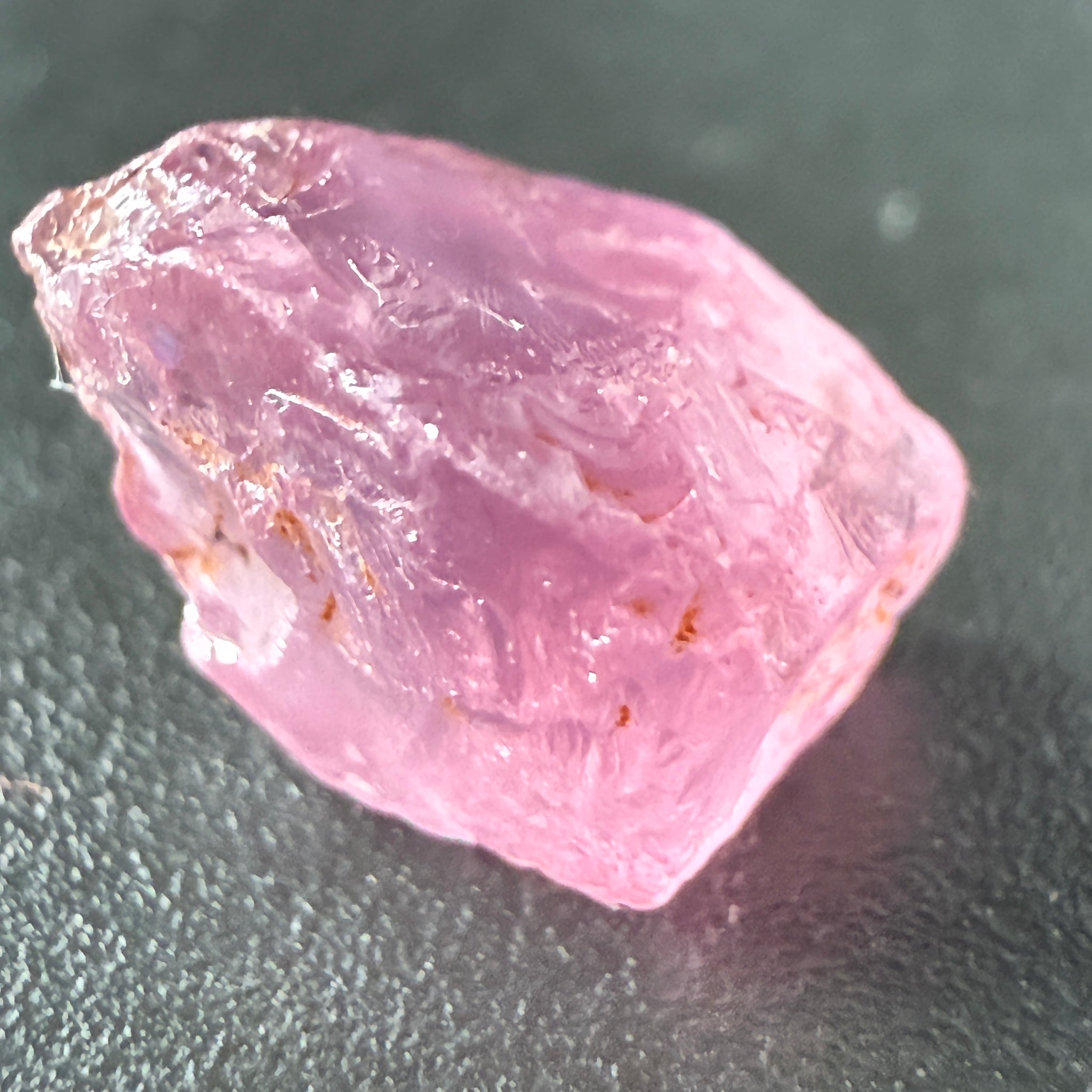 Pink Spinel, Sleepy Baby Pink Colour, 4.29ct, Tanzania, Untreated Unheated. No cracks, just silk giving a milky effect