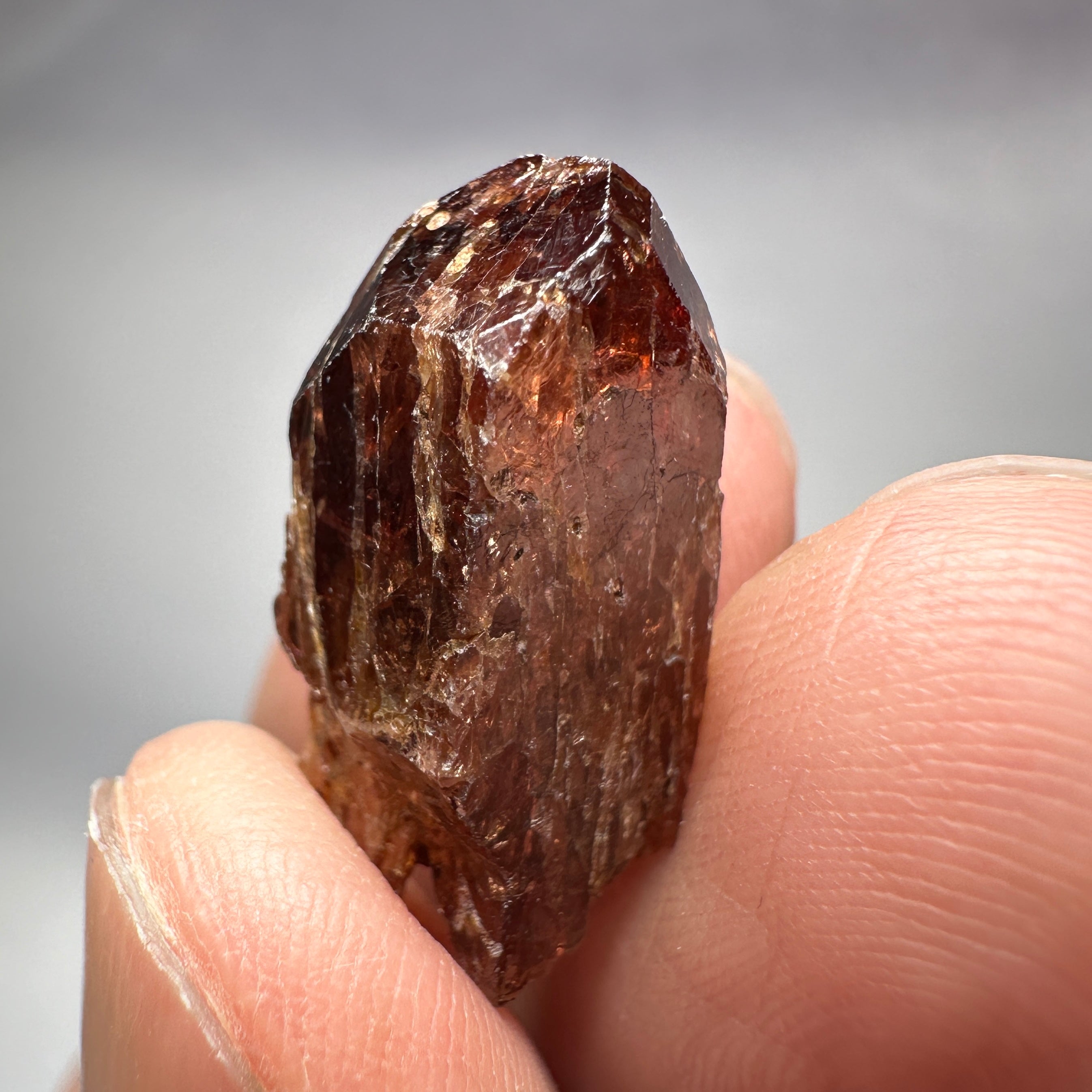 30.25ct Zircon Crystal, Tanzania, Untreated Unheated