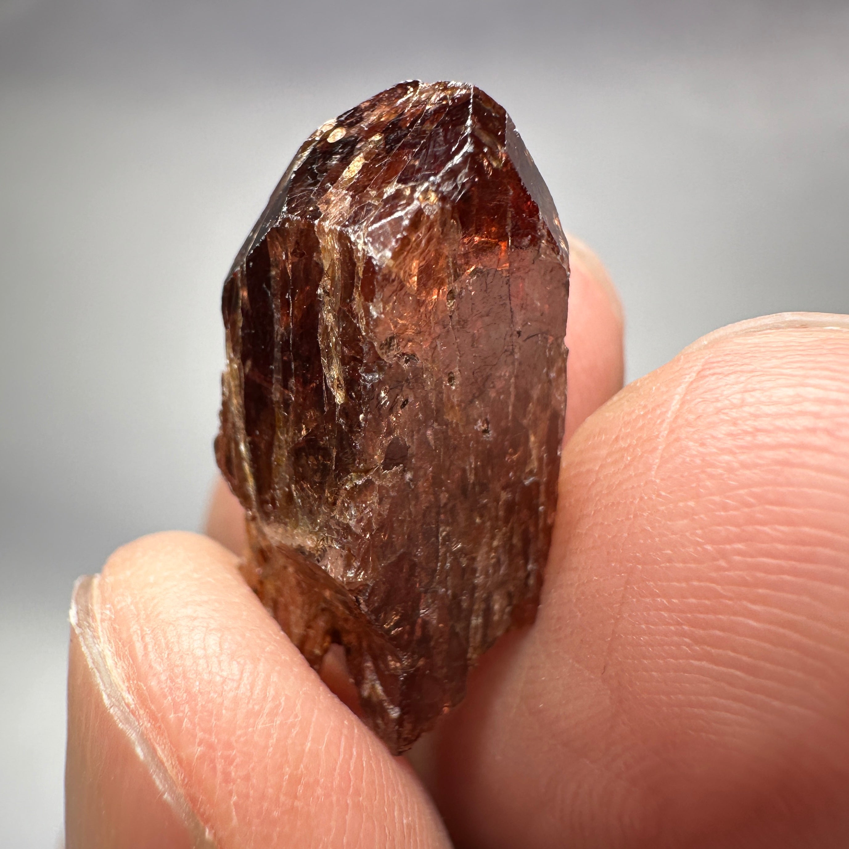 30.25ct Zircon Crystal, Tanzania, Untreated Unheated