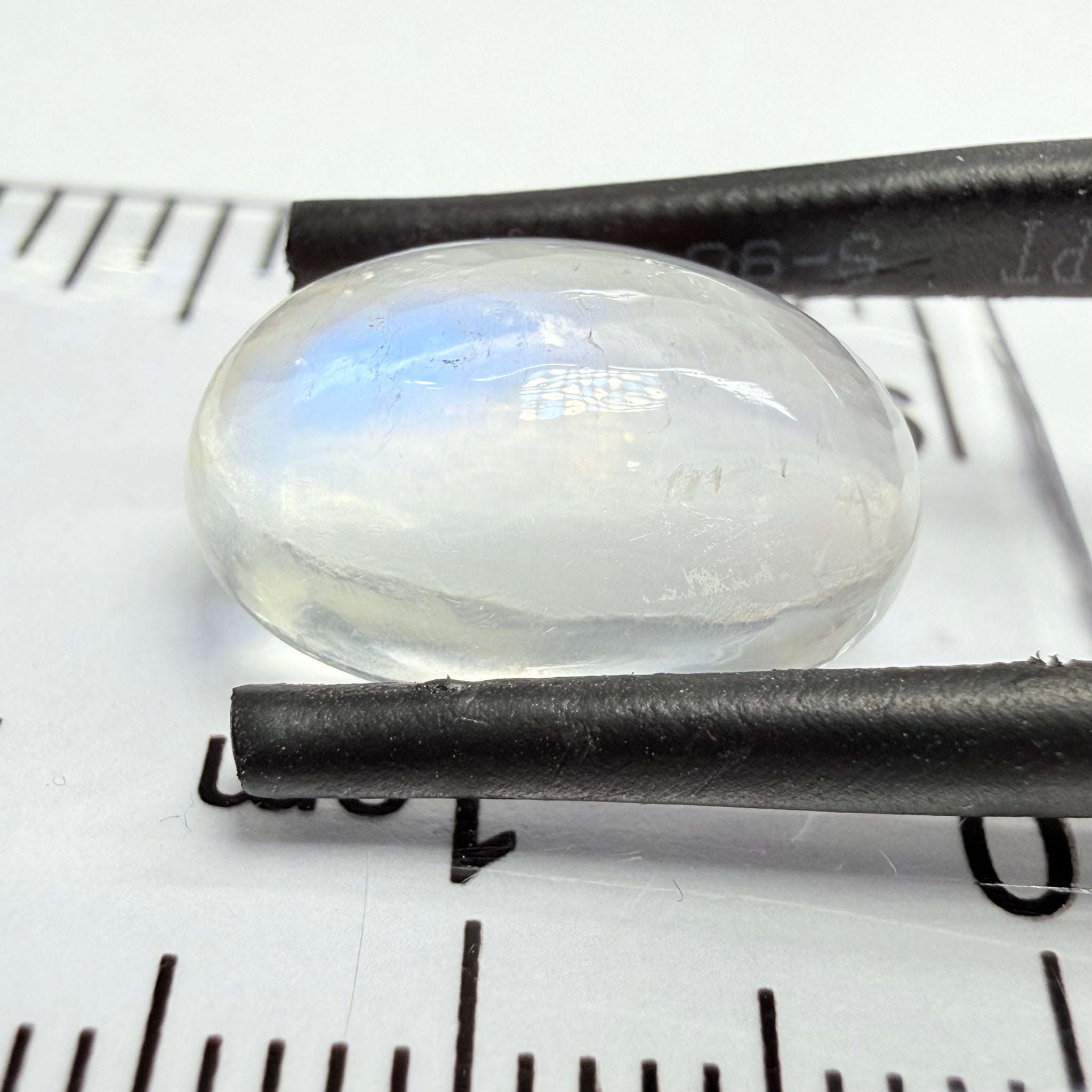 Blue Sheen Moonstone Cabochon, 4.83ct, Tanzania, Untreated Unheated