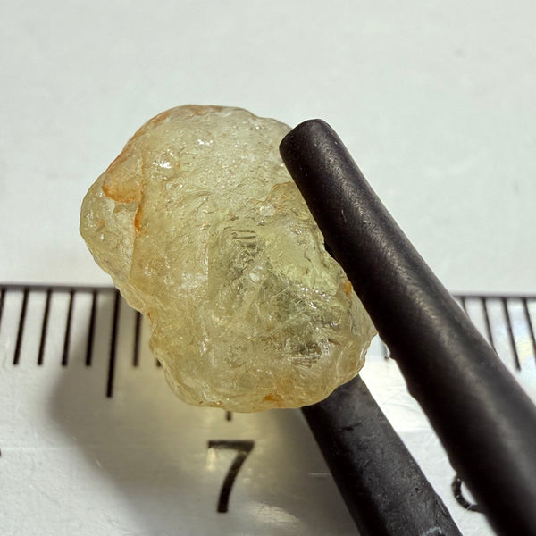 Umba Sapphire, 7.13ct, Umba Valley, Tanzania, Untreated Unheated. Slightly to moderately included (tiny scattered white spots) Flattish stone, you can cut a portrait or tablet cut