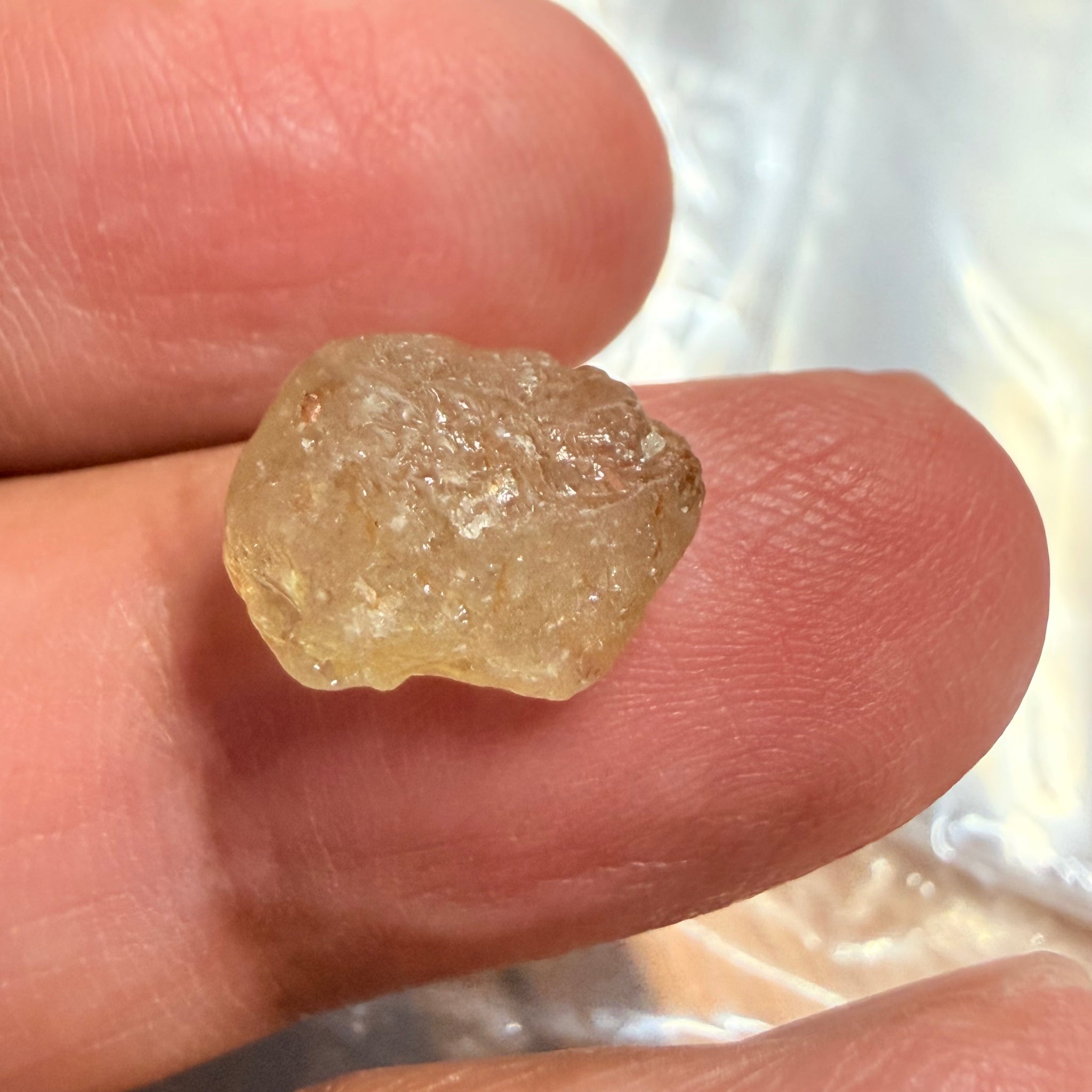 Umba Sapphire Lot, 7.13ct, Umba Valley, Tanzania, Untreated Unheated. Slightly to moderately included (tiny scattered white spots) Flattish stone, you can cut a portrait or tablet cut
