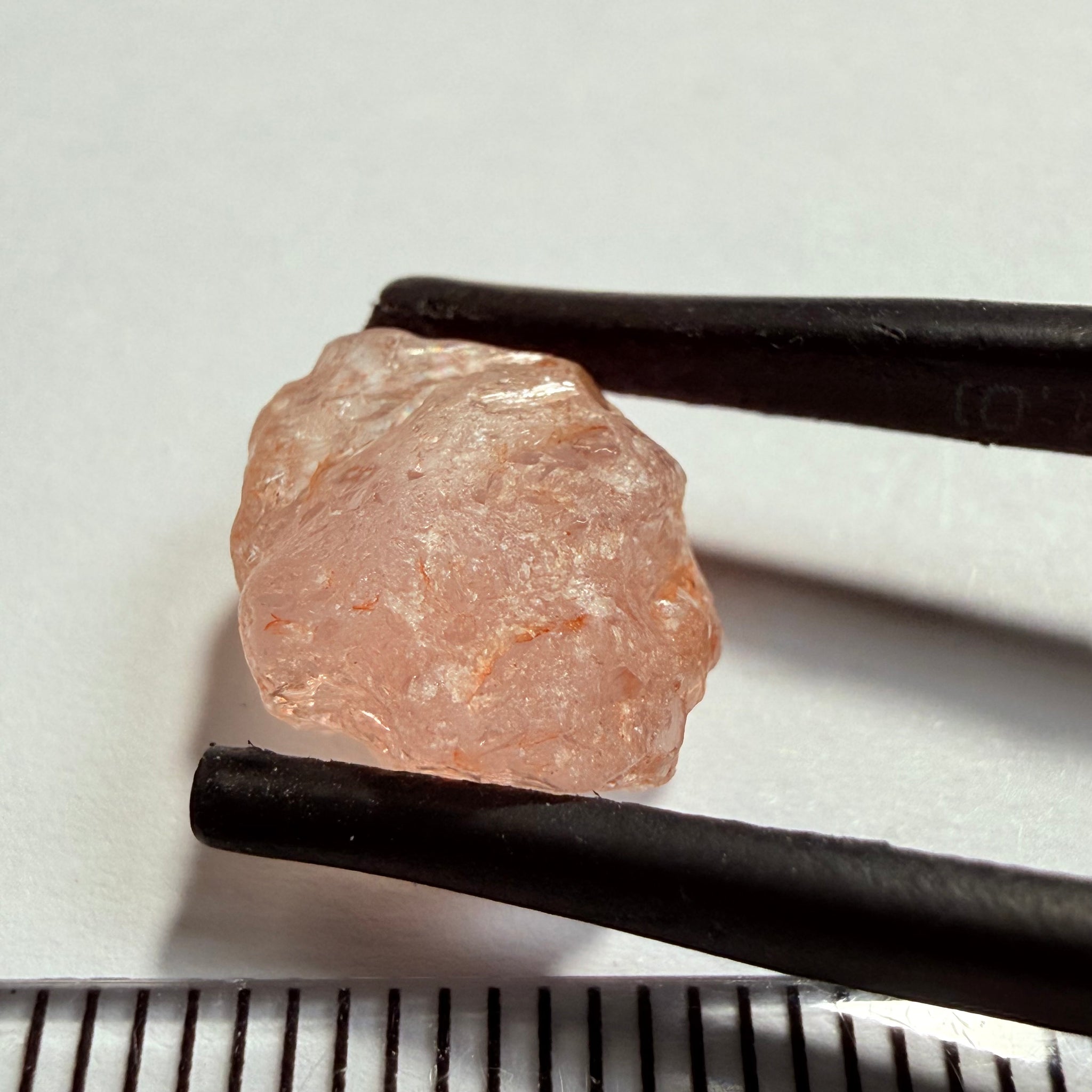 Umba Sapphire Lot, 5.99ct, Umba Valley, Tanzania, Untreated Unheated. Slightly included (tiny scattered white spots) Flattish stone with a challenging shape, you can cut a portrait or tablet cut