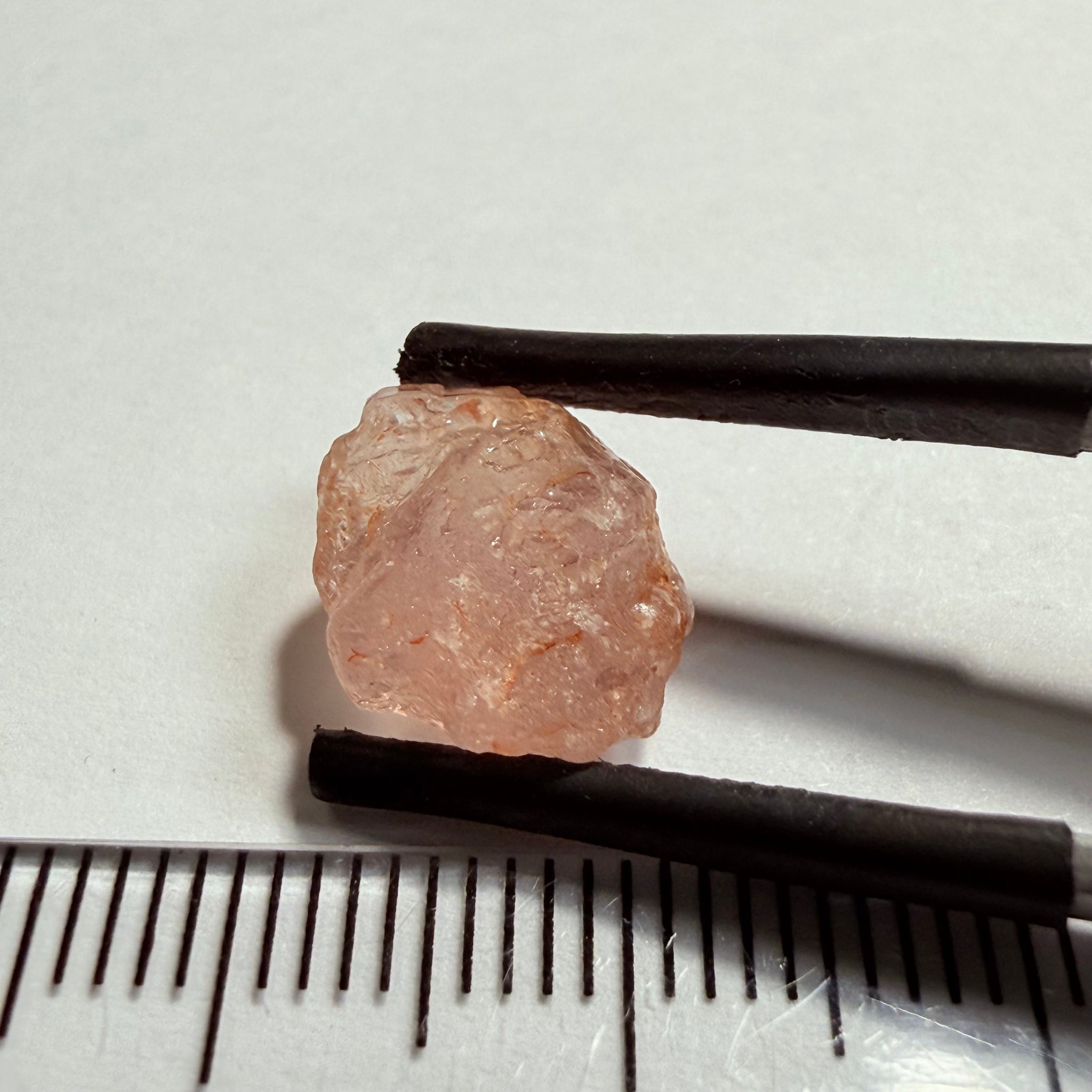 Umba Sapphire Lot, 5.99ct, Umba Valley, Tanzania, Untreated Unheated. Slightly included (tiny scattered white spots) Flattish stone with a challenging shape, you can cut a portrait or tablet cut