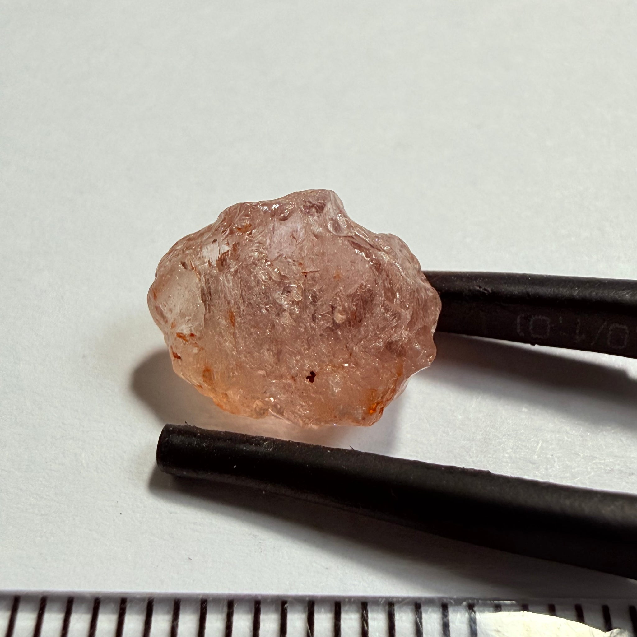 Umba Sapphire Lot, 5.99ct, Umba Valley, Tanzania, Untreated Unheated. Slightly included (tiny scattered white spots) Flattish stone with a challenging shape, you can cut a portrait or tablet cut