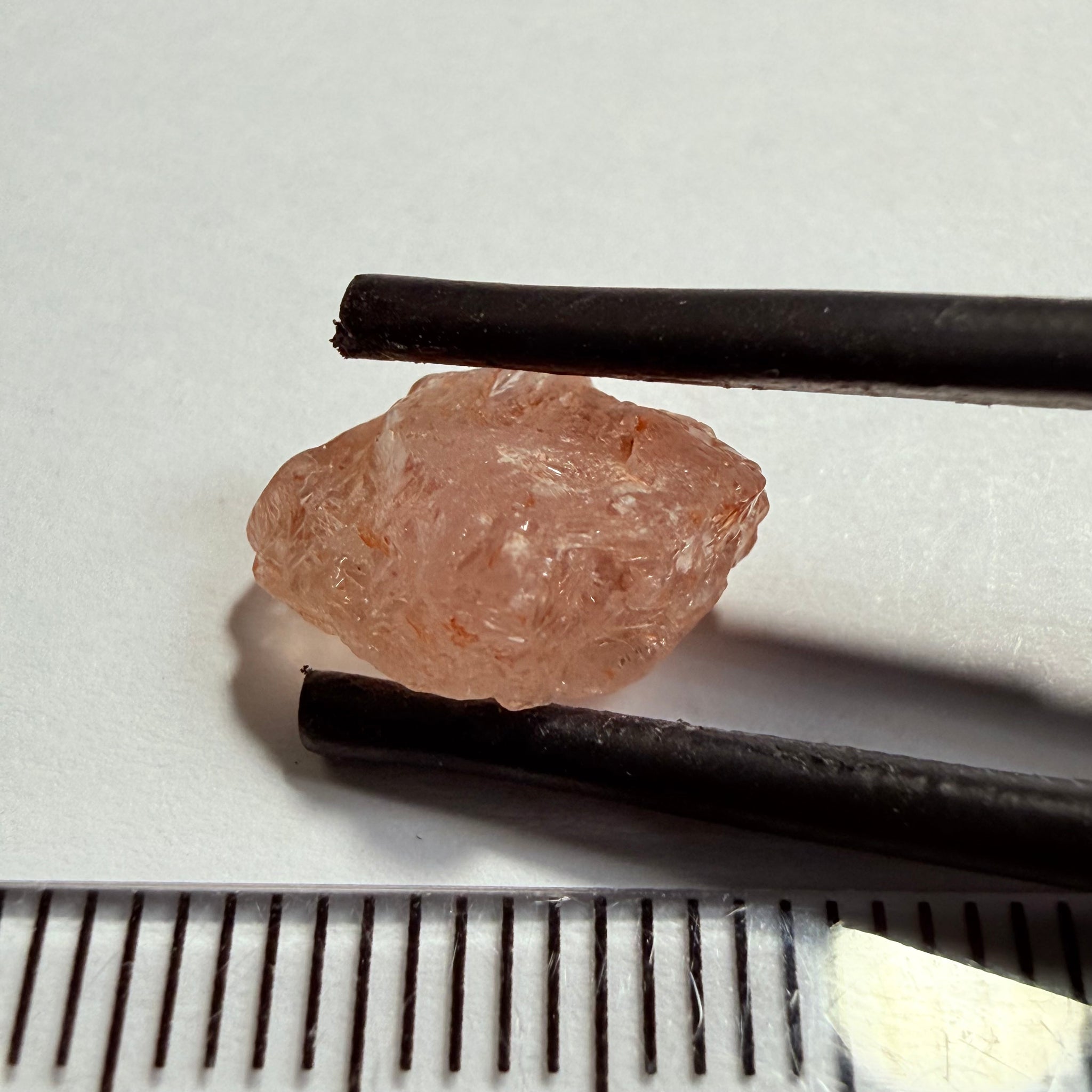 Umba Sapphire Lot, 5.99ct, Umba Valley, Tanzania, Untreated Unheated. Slightly included (tiny scattered white spots) Flattish stone with a challenging shape, you can cut a portrait or tablet cut