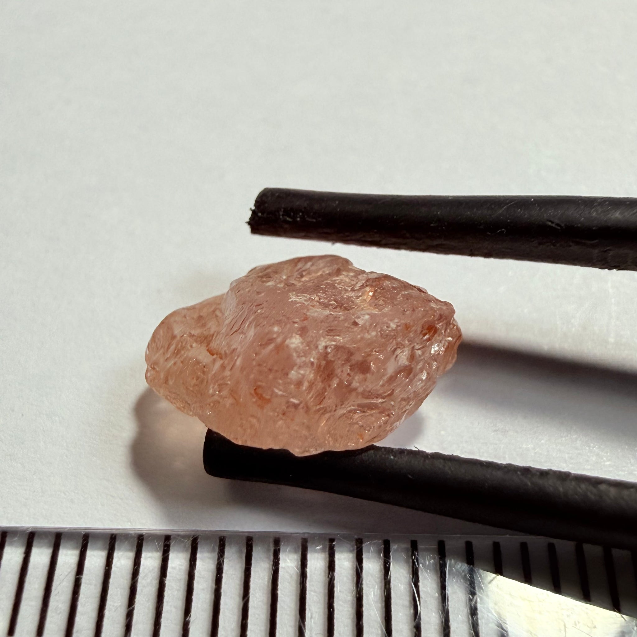 Umba Sapphire Lot, 5.99ct, Umba Valley, Tanzania, Untreated Unheated. Slightly included (tiny scattered white spots) Flattish stone with a challenging shape, you can cut a portrait or tablet cut