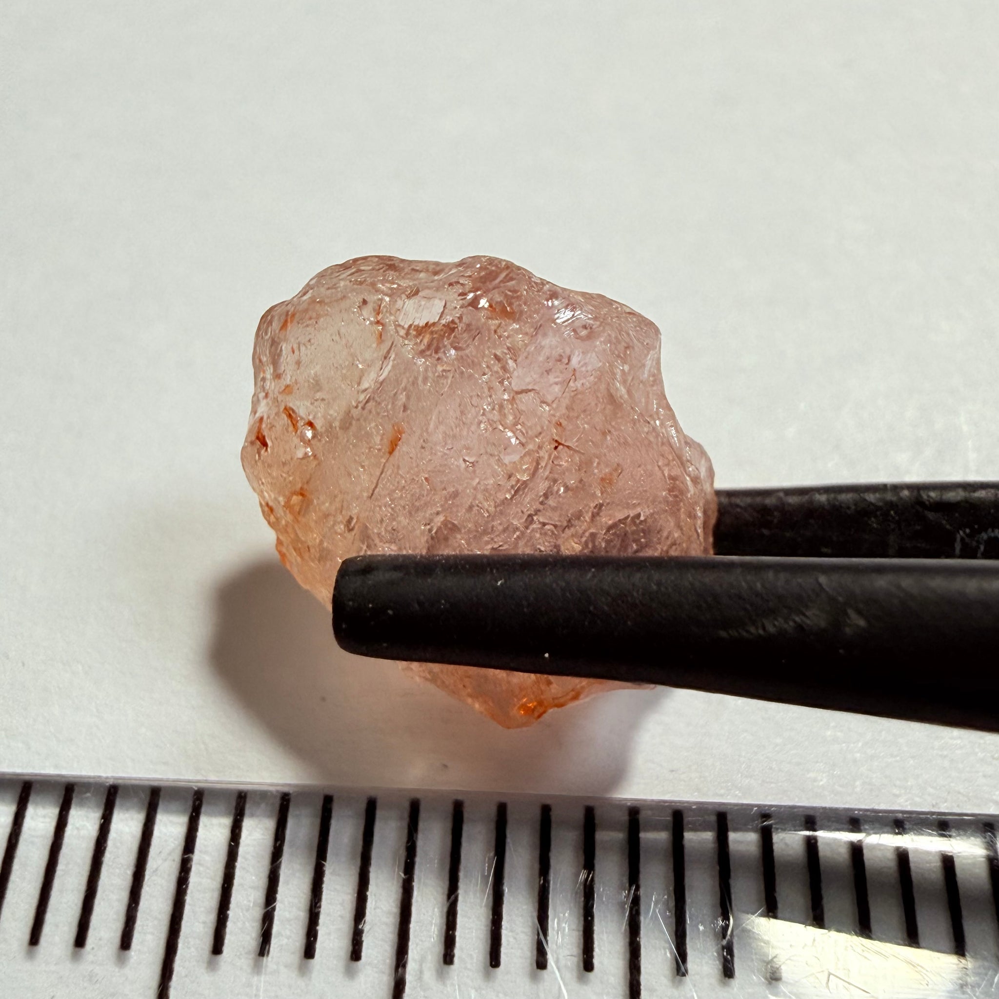 Umba Sapphire Lot, 5.99ct, Umba Valley, Tanzania, Untreated Unheated. Slightly included (tiny scattered white spots) Flattish stone with a challenging shape, you can cut a portrait or tablet cut