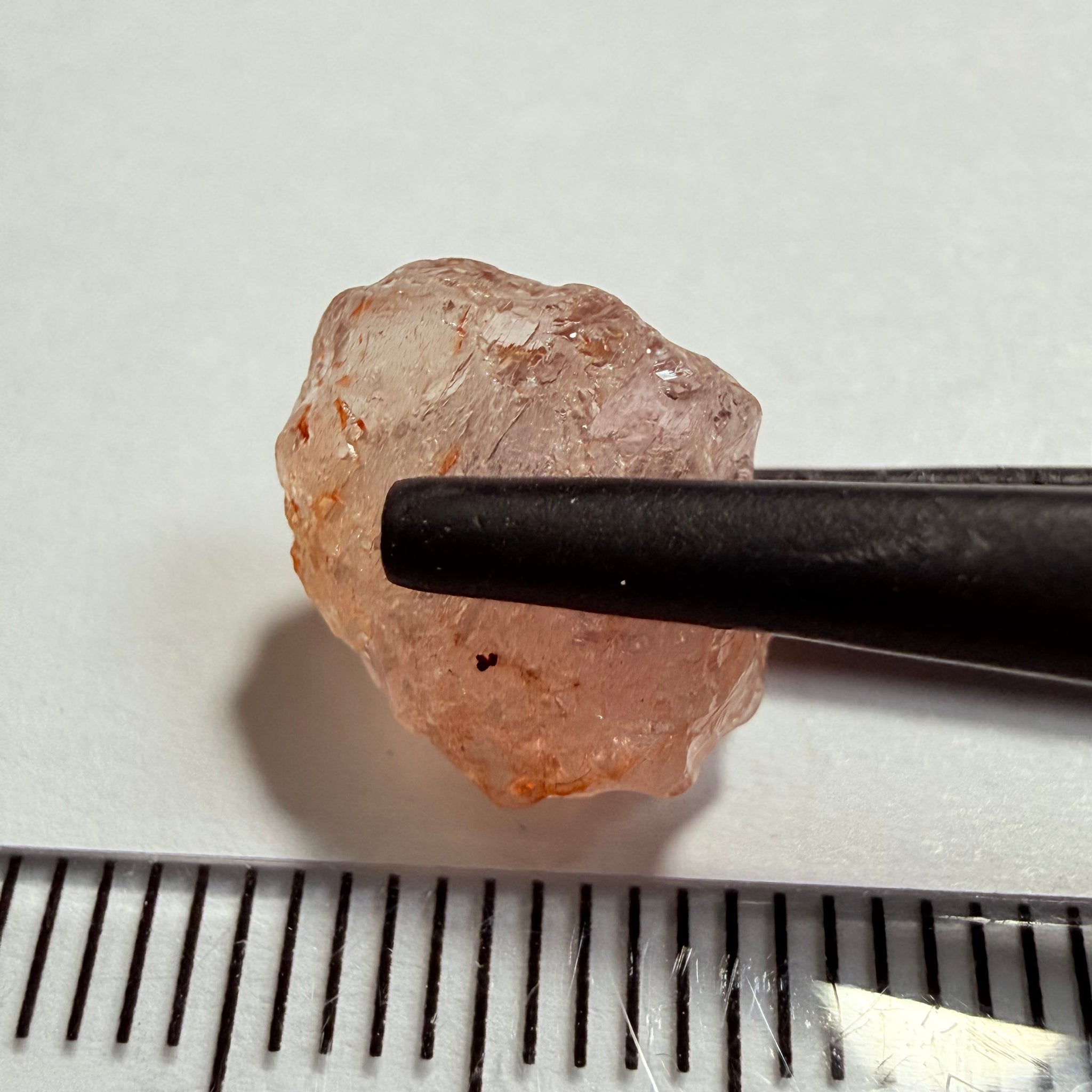 Umba Sapphire Lot, 5.99ct, Umba Valley, Tanzania, Untreated Unheated. Slightly included (tiny scattered white spots) Flattish stone with a challenging shape, you can cut a portrait or tablet cut
