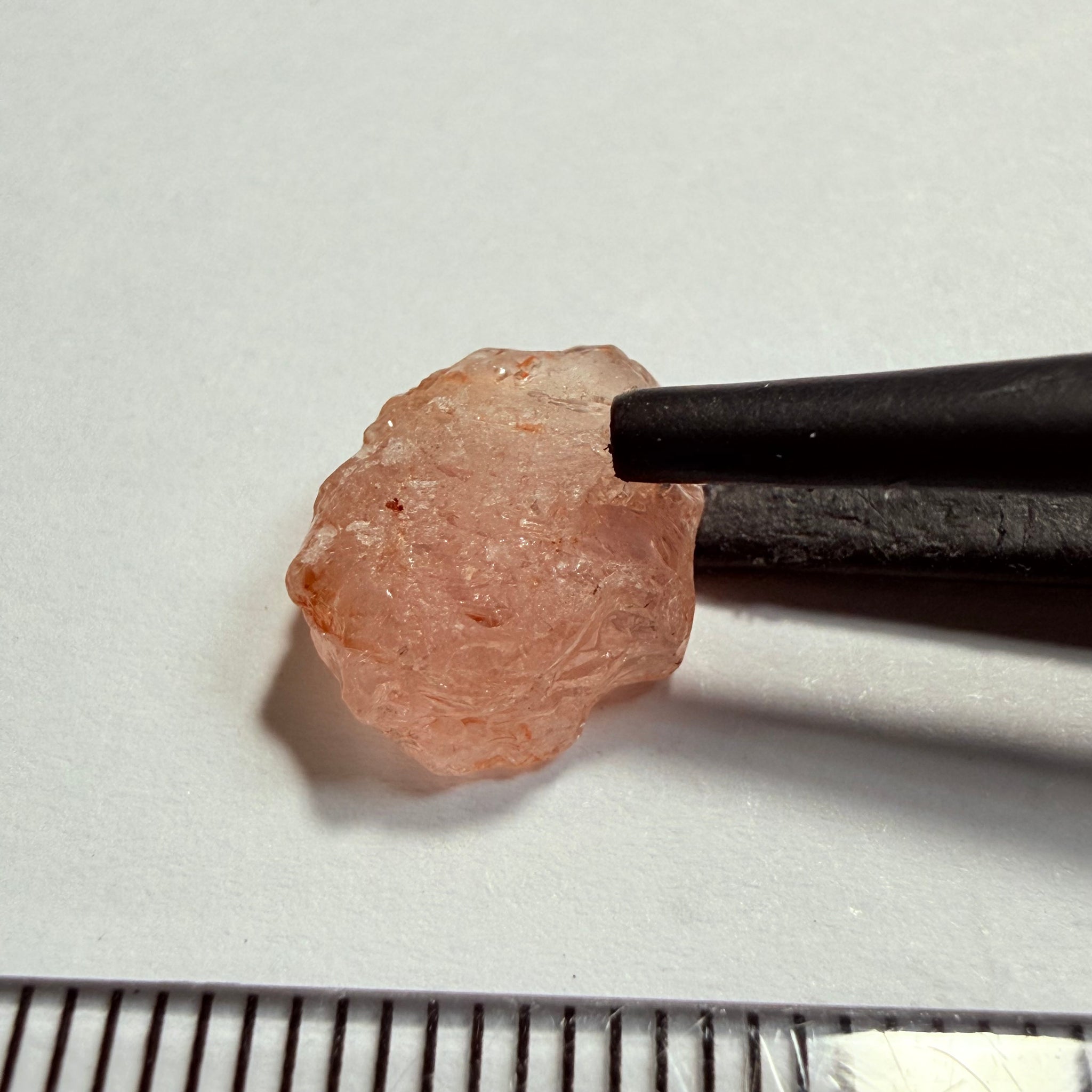 Umba Sapphire Lot, 5.99ct, Umba Valley, Tanzania, Untreated Unheated. Slightly included (tiny scattered white spots) Flattish stone with a challenging shape, you can cut a portrait or tablet cut