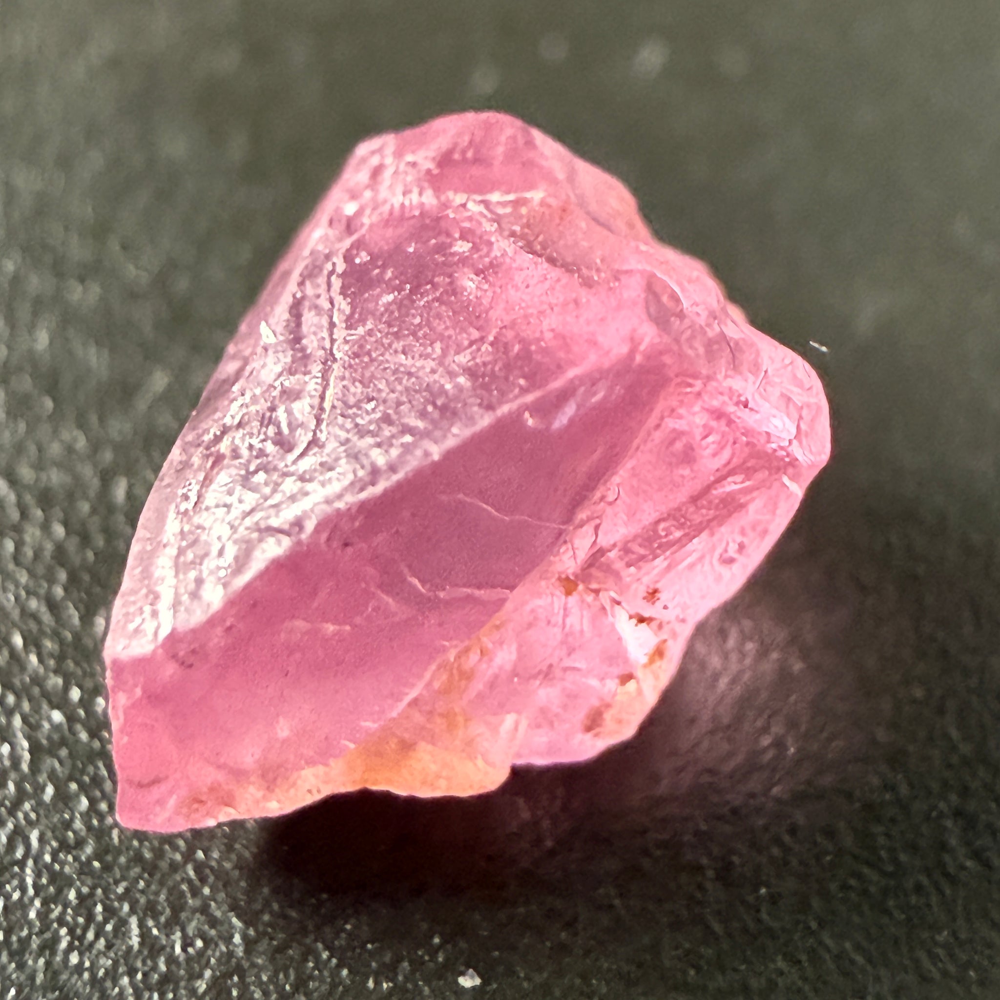 Pink Spinel, Sleepy Baby Pink Colour, 2.83ct, Tanzania, Untreated Unheated. No cracks, just silk giving a milky effect