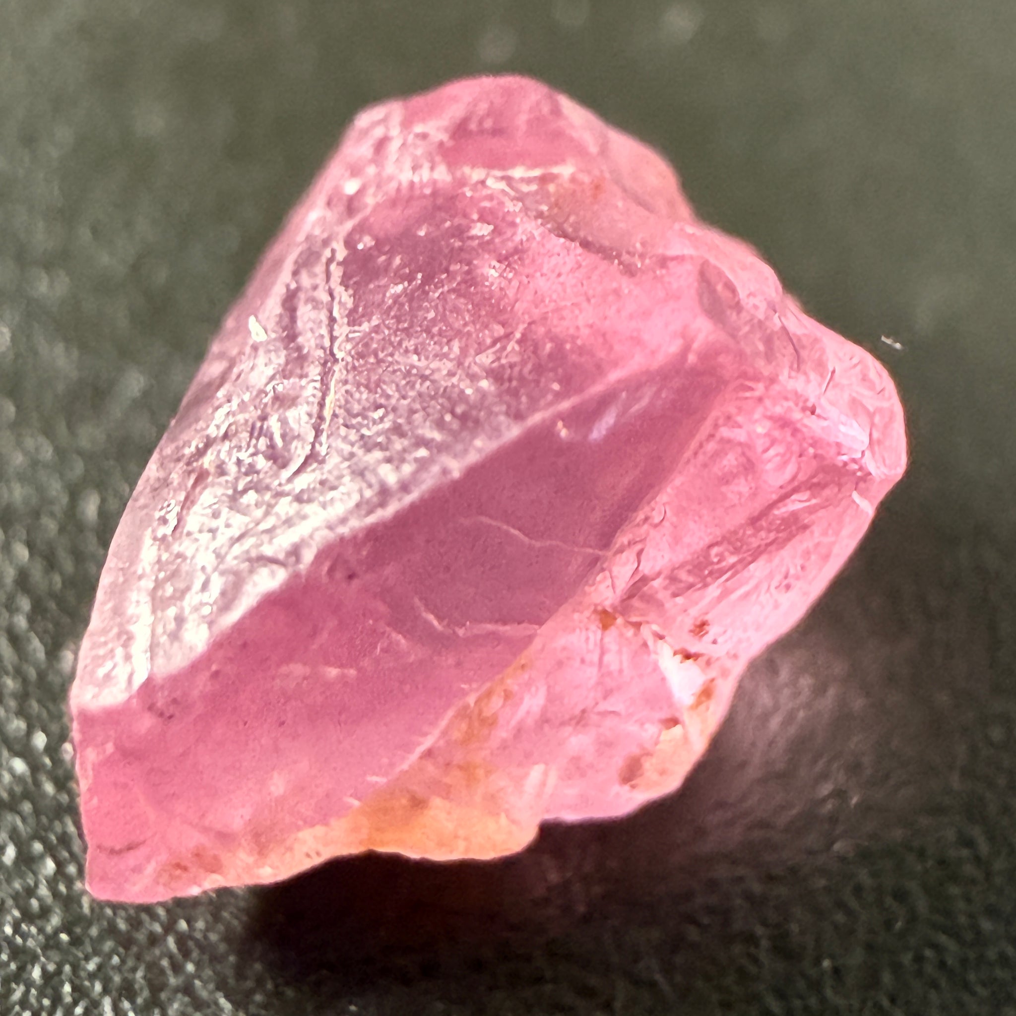 Pink Spinel, Sleepy Baby Pink Colour, 2.83ct, Tanzania, Untreated Unheated. No cracks, just silk giving a milky effect