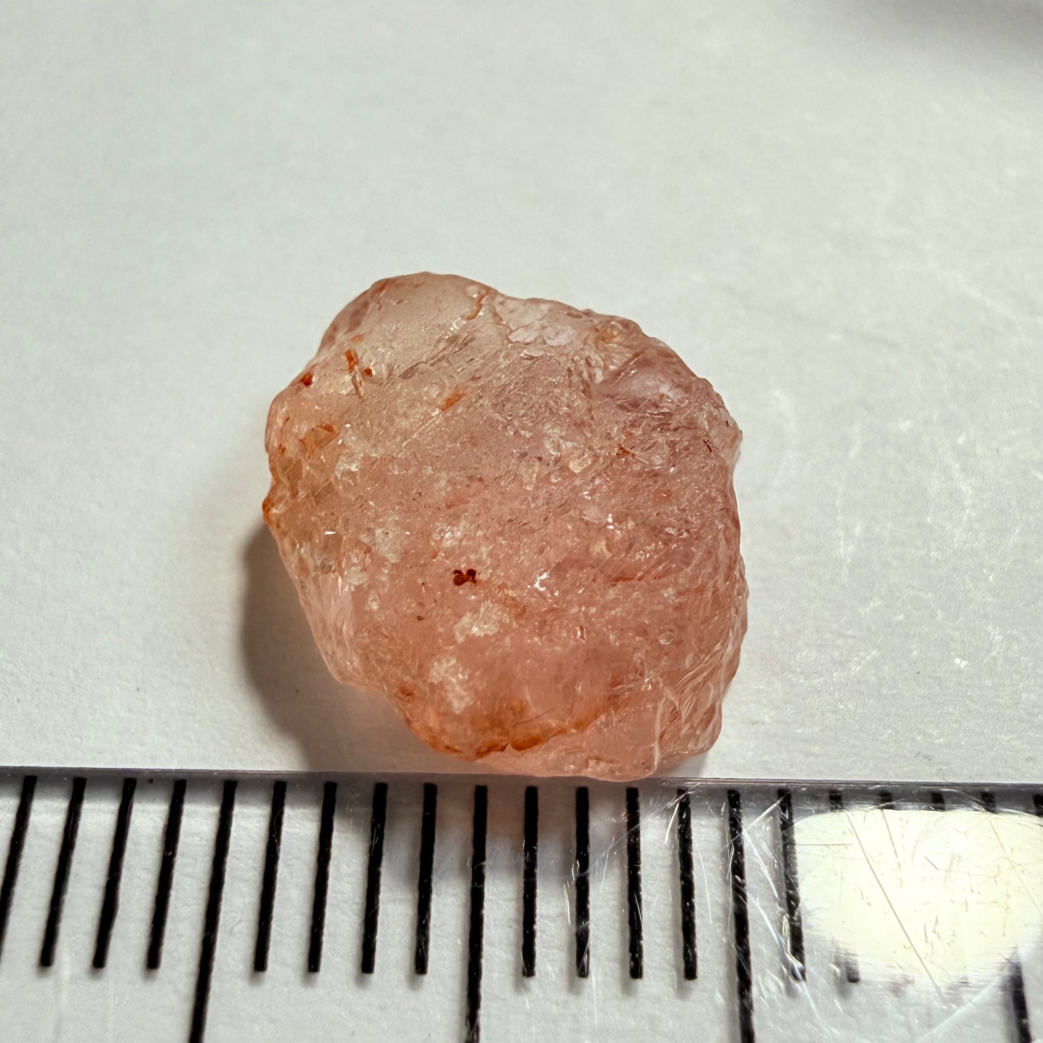 Umba Sapphire Lot, 5.99ct, Umba Valley, Tanzania, Untreated Unheated. Slightly included (tiny scattered white spots) Flattish stone with a challenging shape, you can cut a portrait or tablet cut