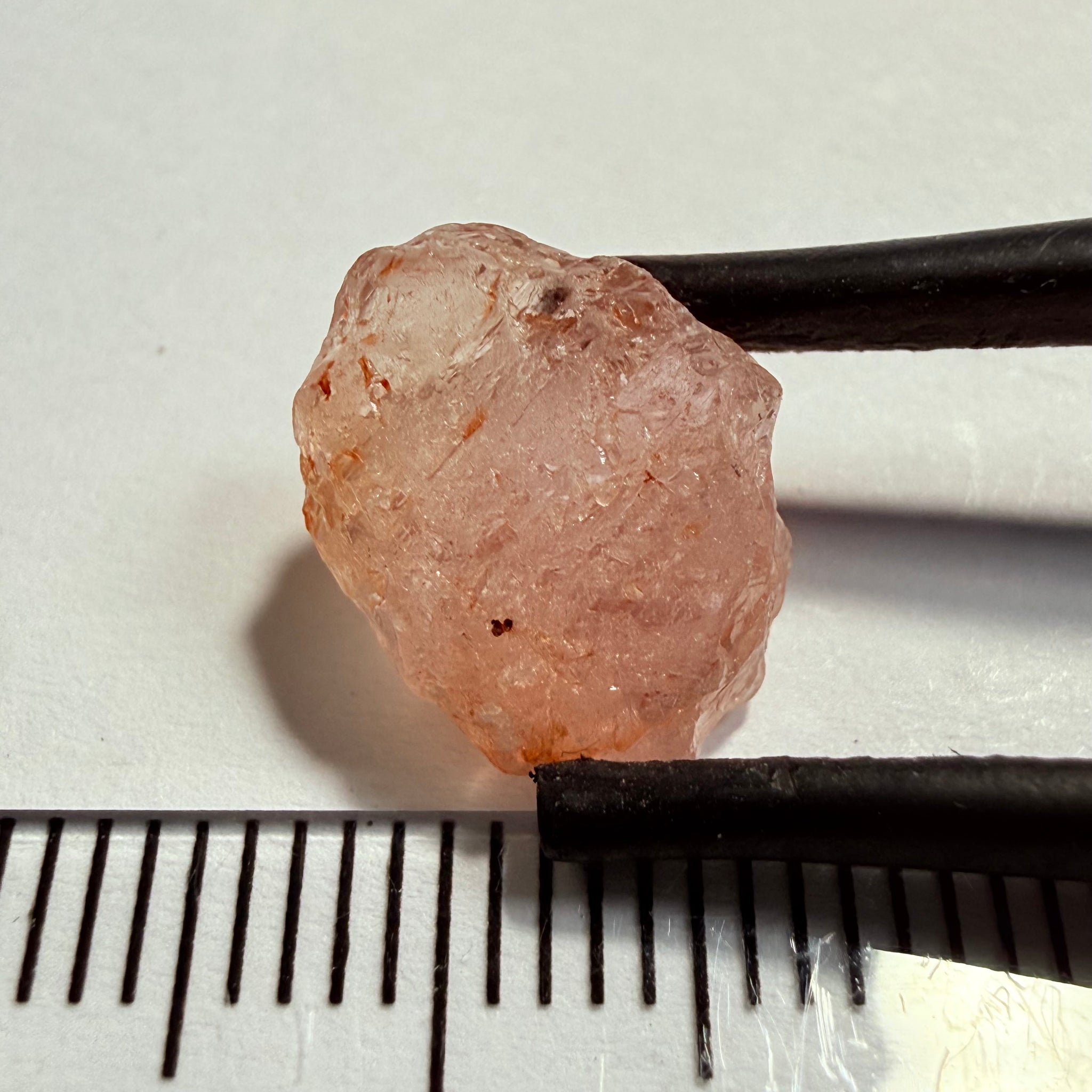 Umba Sapphire Lot, 5.99ct, Umba Valley, Tanzania, Untreated Unheated. Slightly included (tiny scattered white spots) Flattish stone with a challenging shape, you can cut a portrait or tablet cut