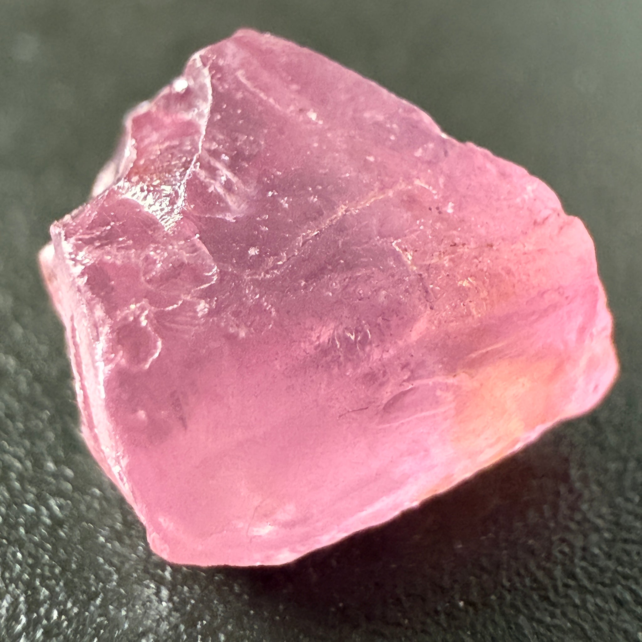 Pink Spinel, Sleepy Baby Pink Colour, 2.83ct, Tanzania, Untreated Unheated. No cracks, just silk giving a milky effect