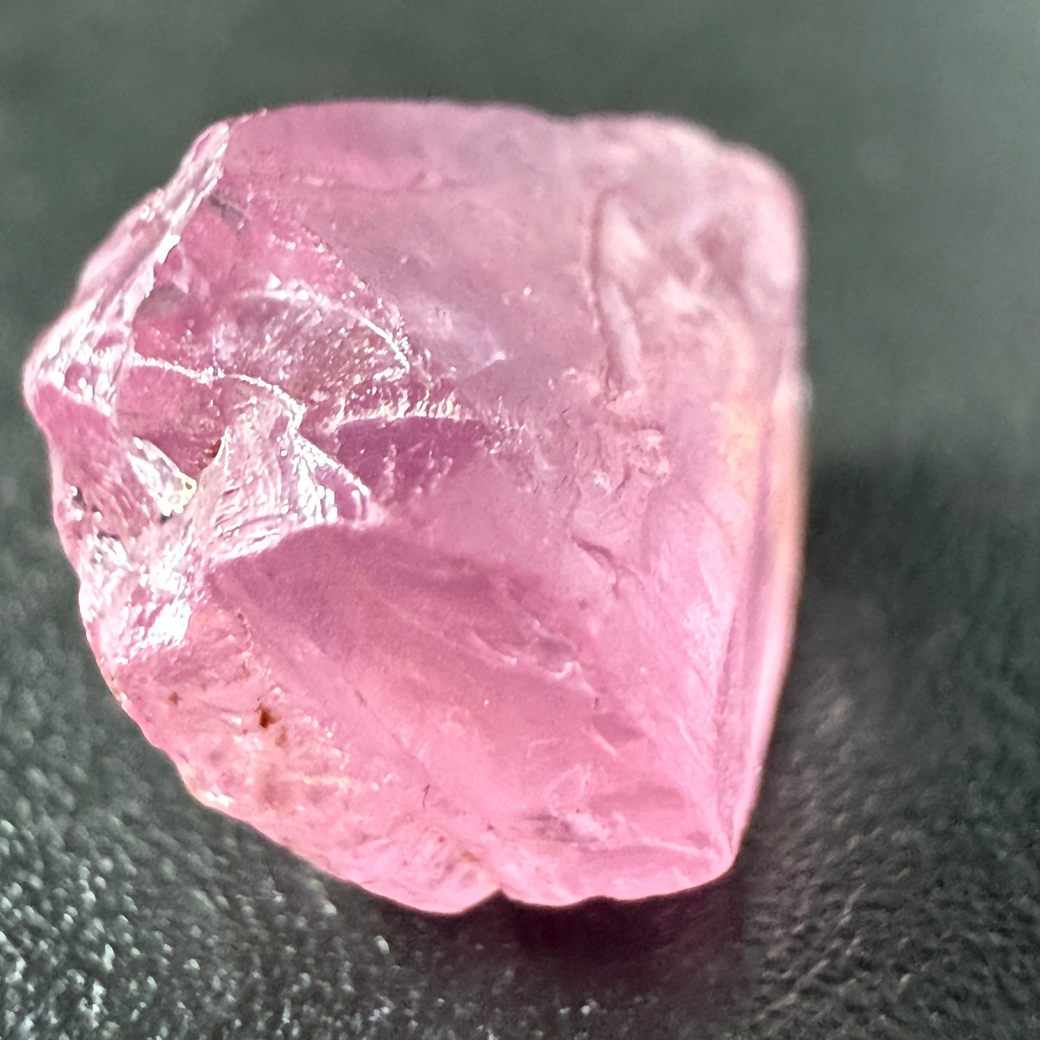 Pink Spinel, Sleepy Baby Pink Colour, 2.83ct, Tanzania, Untreated Unheated. No cracks, just silk giving a milky effect