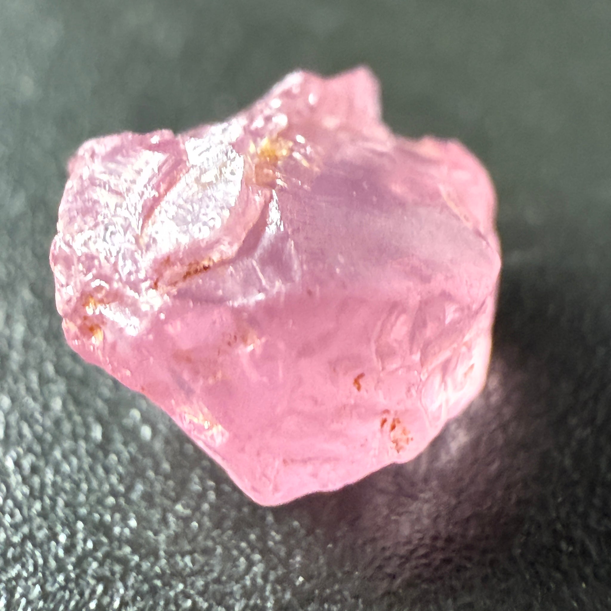 Pink Spinel, Sleepy Baby Pink Colour, 2.23ct, Tanzania, Untreated Unheated. No cracks, just silk giving a milky effect