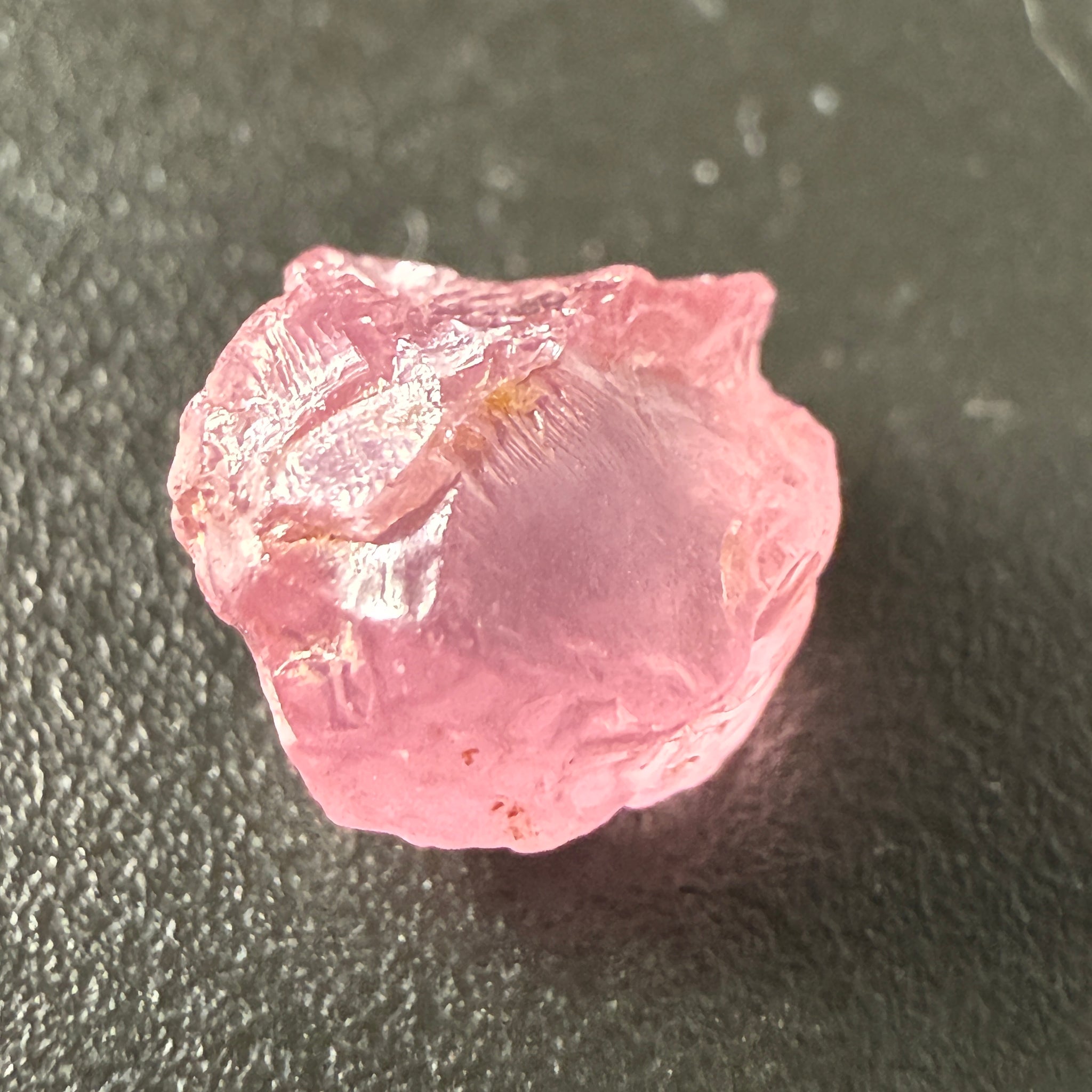 Pink Spinel, Sleepy Baby Pink Colour, 2.23ct, Tanzania, Untreated Unheated. No cracks, just silk giving a milky effect