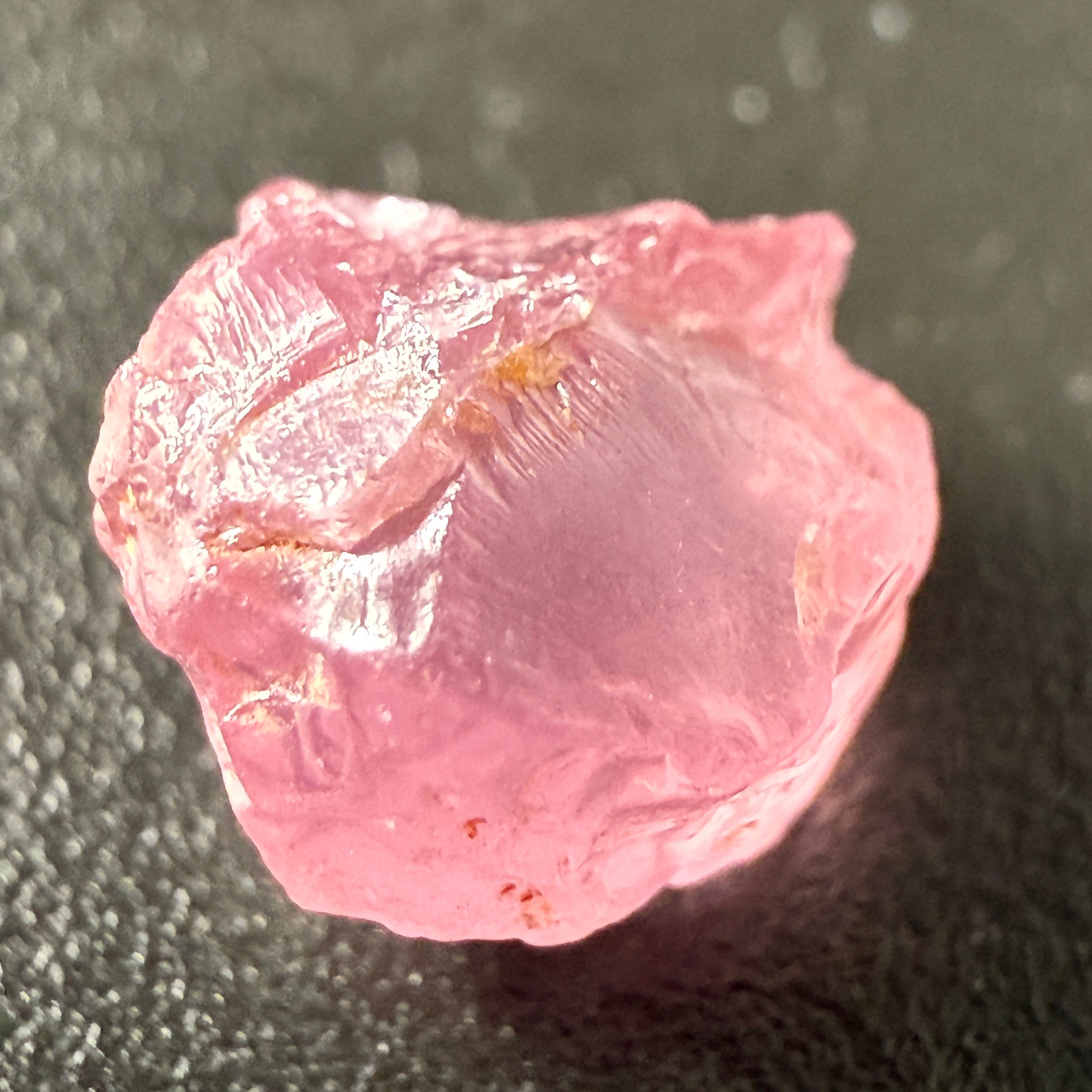 Pink Spinel, Sleepy Baby Pink Colour, 2.23ct, Tanzania, Untreated Unheated. No cracks, just silk giving a milky effect